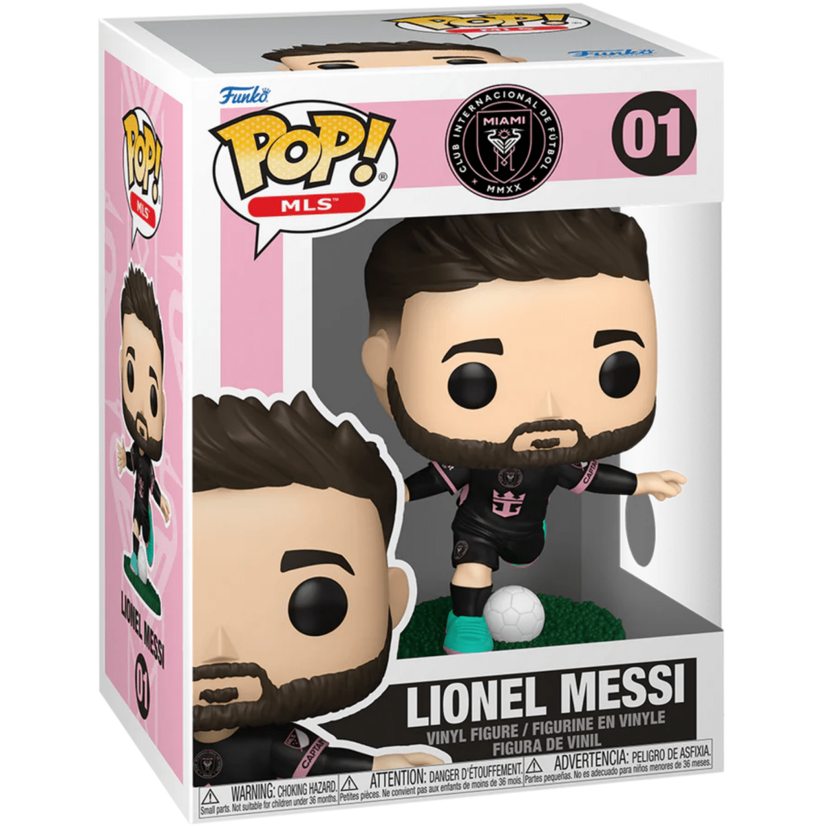 MLS Inter Miami Football Club - Lionel Messi 01 - Funko Pop! Vinyl Icons - Persona Toys