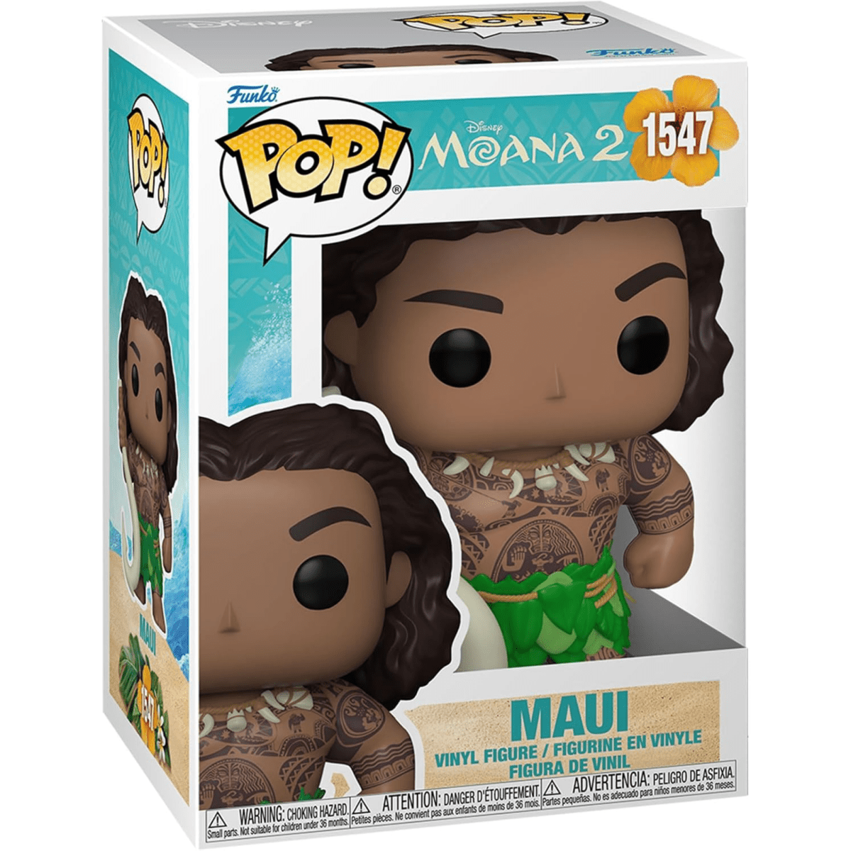 Moana 2 - Maui #1547 - Funko Pop! Vinyl Disney - Persona Toys