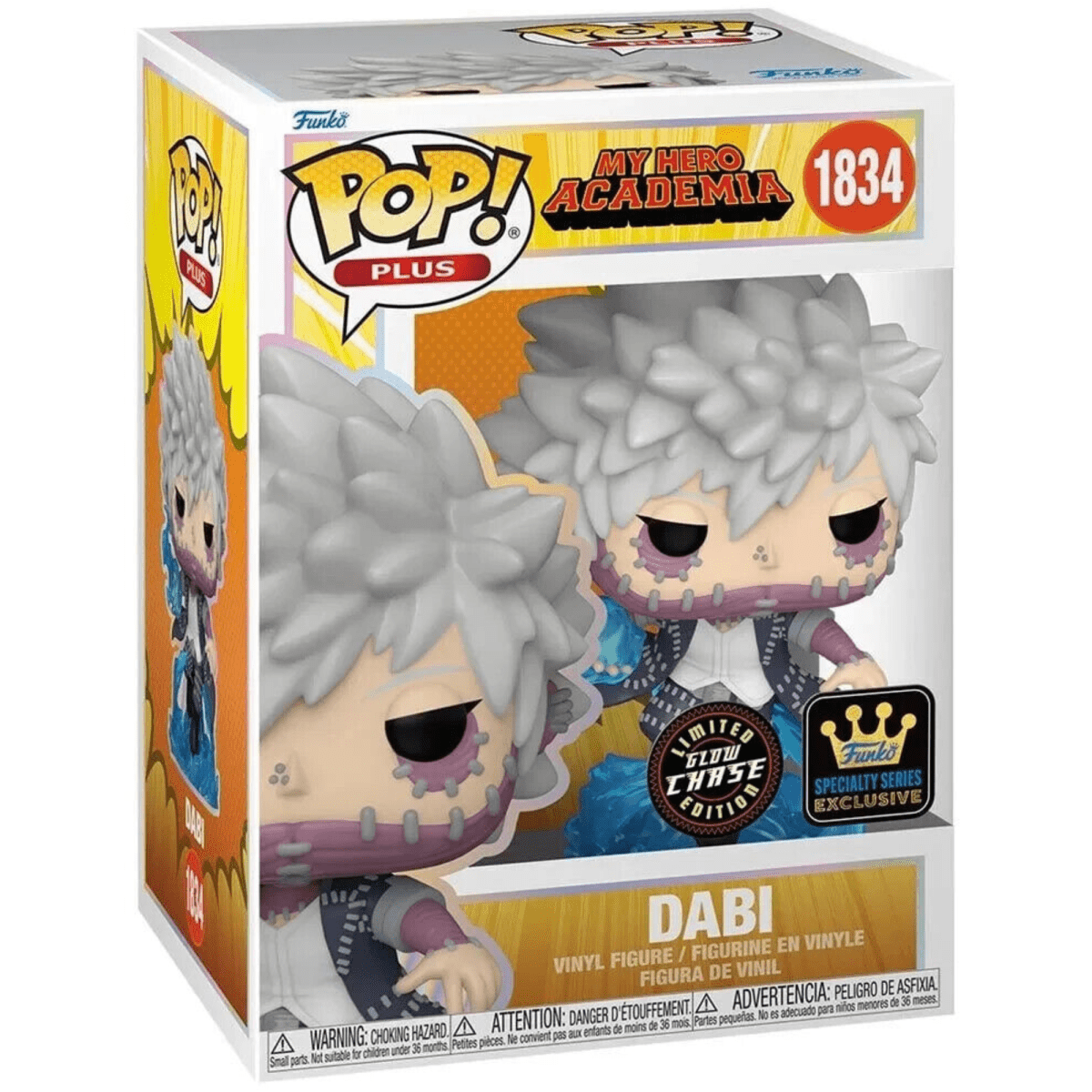 My Hero Academia - Dabi (Glow Chase) (Specialty Series) #1834 - Funko Pop! Plus Vinyl Anime - Persona Toys
