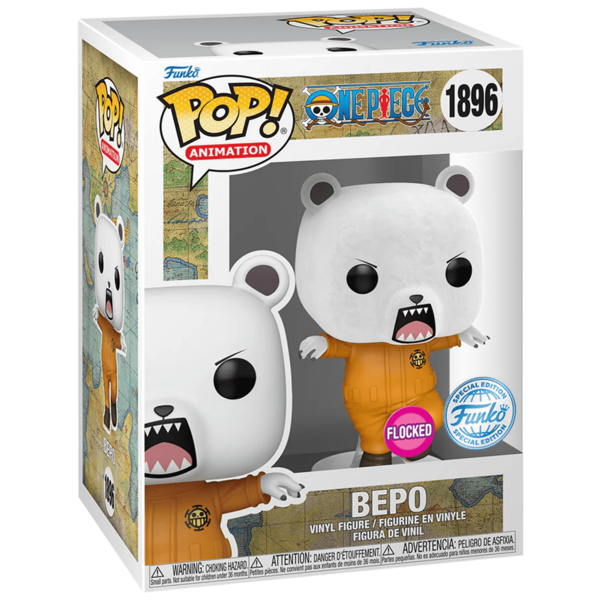 One Piece - Bepo (Flocked Special Edition) 1896 - Funko Pop! Vinyl Anime - Persona Toys