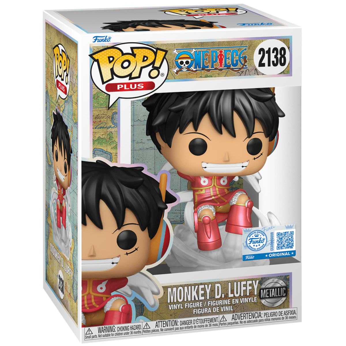 POP ルフィリメテッドエディション One Piece - Monkey. D. Luffy [Egghead] (Metallic Special Edition) #213
