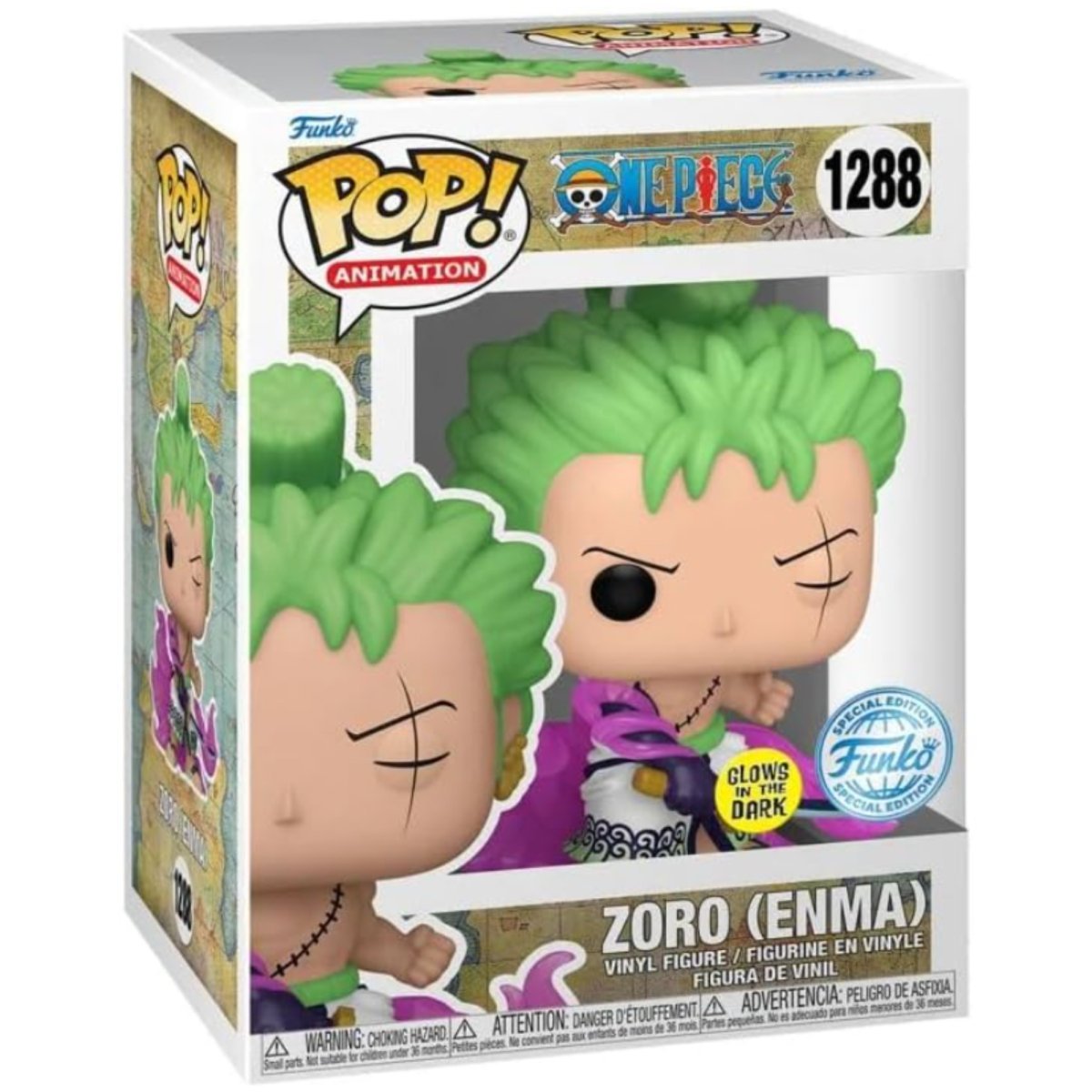 One Piece - Roronoa Zoro (Enma) (Glow Special Edition) #1288 - Funko Pop! Vinyl Anime - Persona Toys
