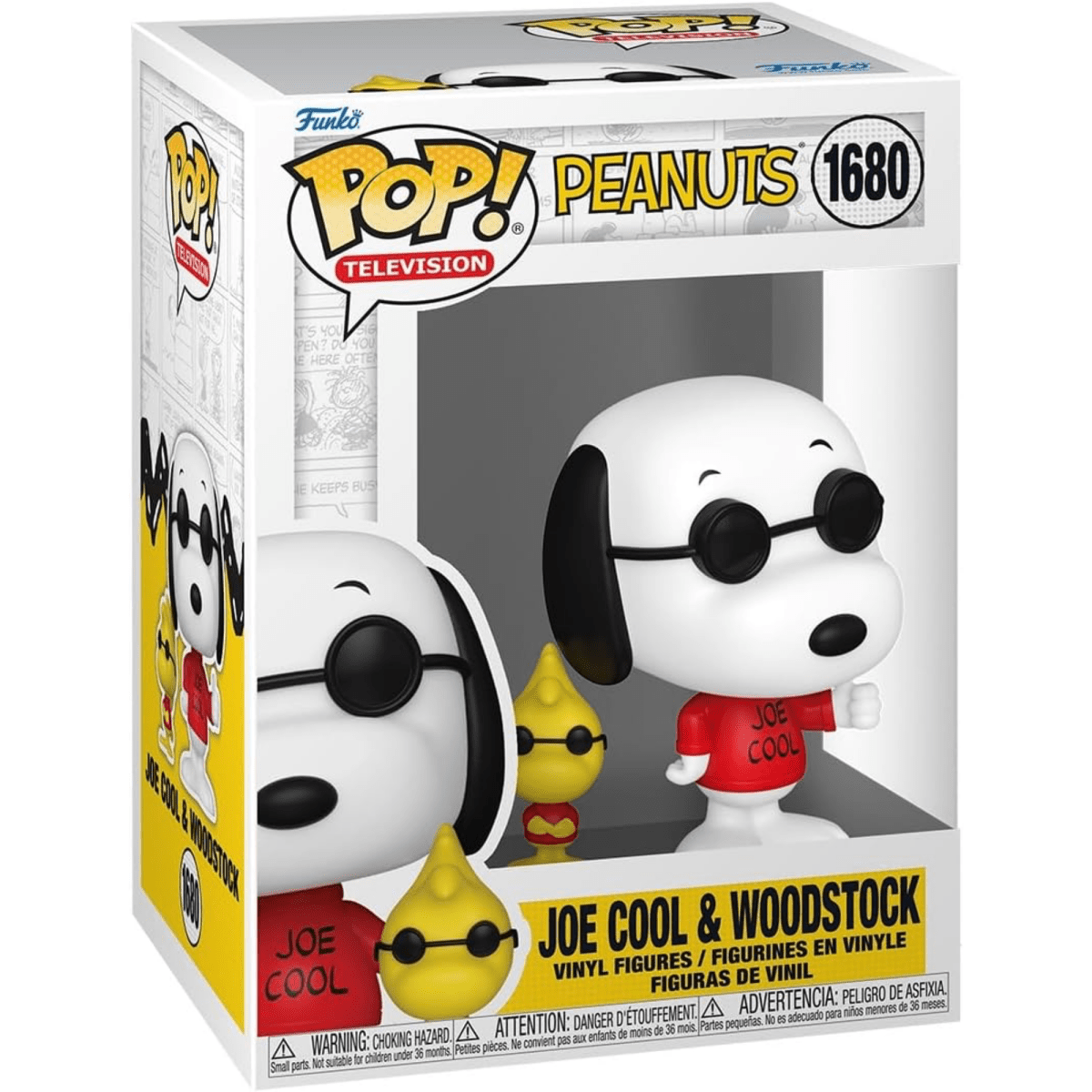 Peanuts - Joe Cool Snoopy & Woodstock #1680 - Funko Pop! Vinyl Animation - Persona Toys