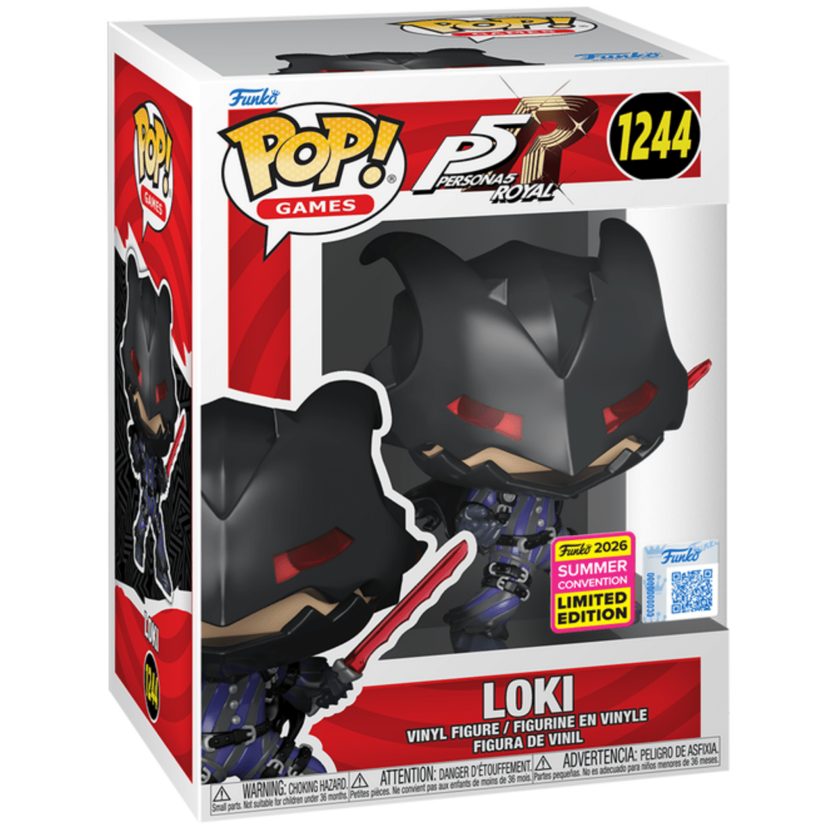 Persona 5 Royal P5R - Loki with Sword (Summer Convention 2026 Limited Edition) 1244 - Funko Pop! Vinyl Games - Persona Toys