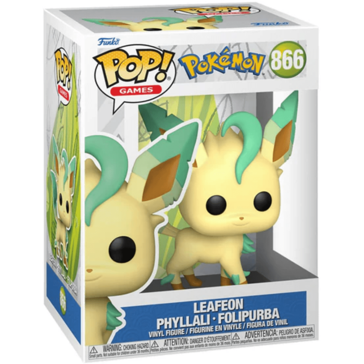 Pokemon - Leafeon #866 - Funko Pop! Vinyl Games - Persona Toys