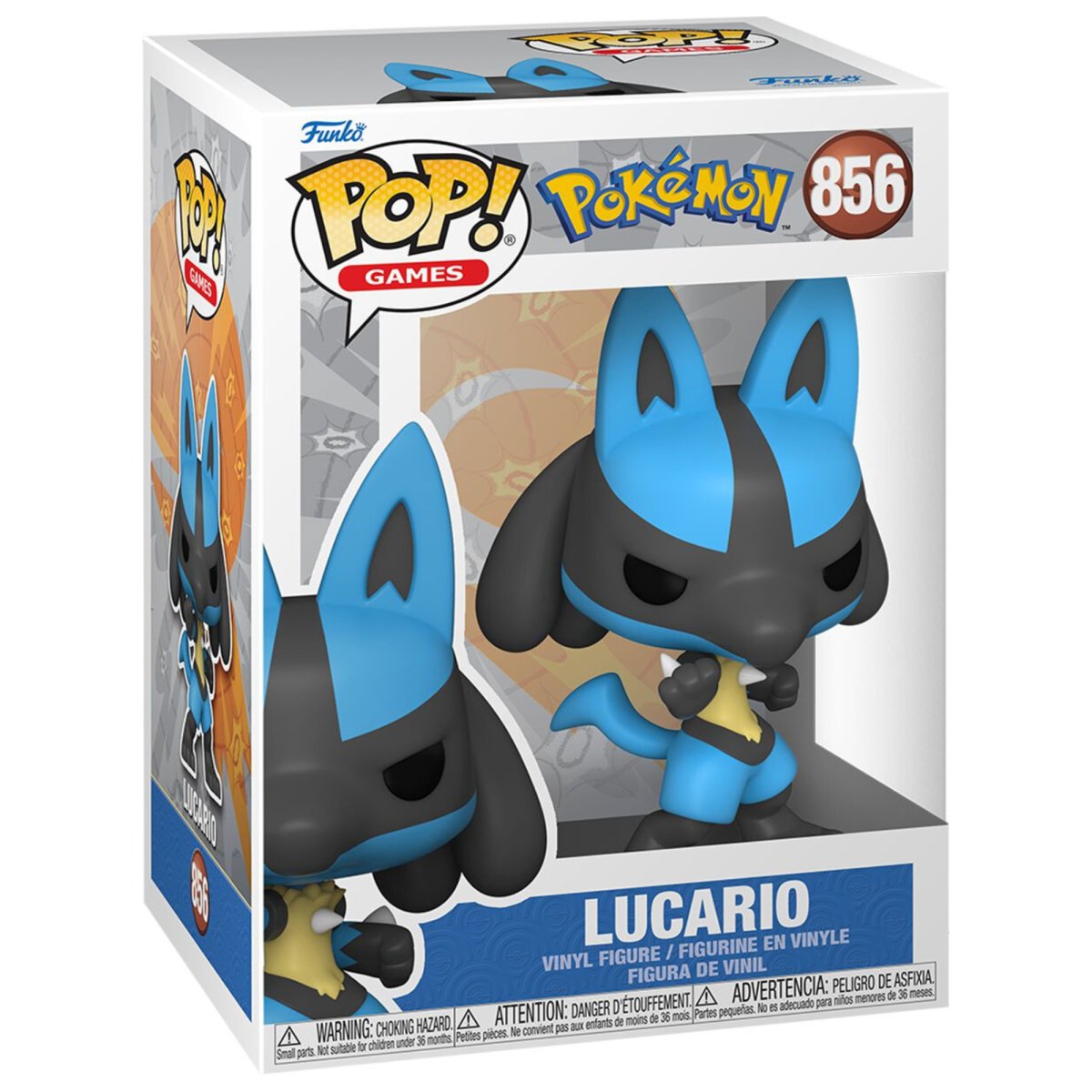 Pokemon - Lucario #856 - Funko Pop! Vinyl Games - Persona Toys