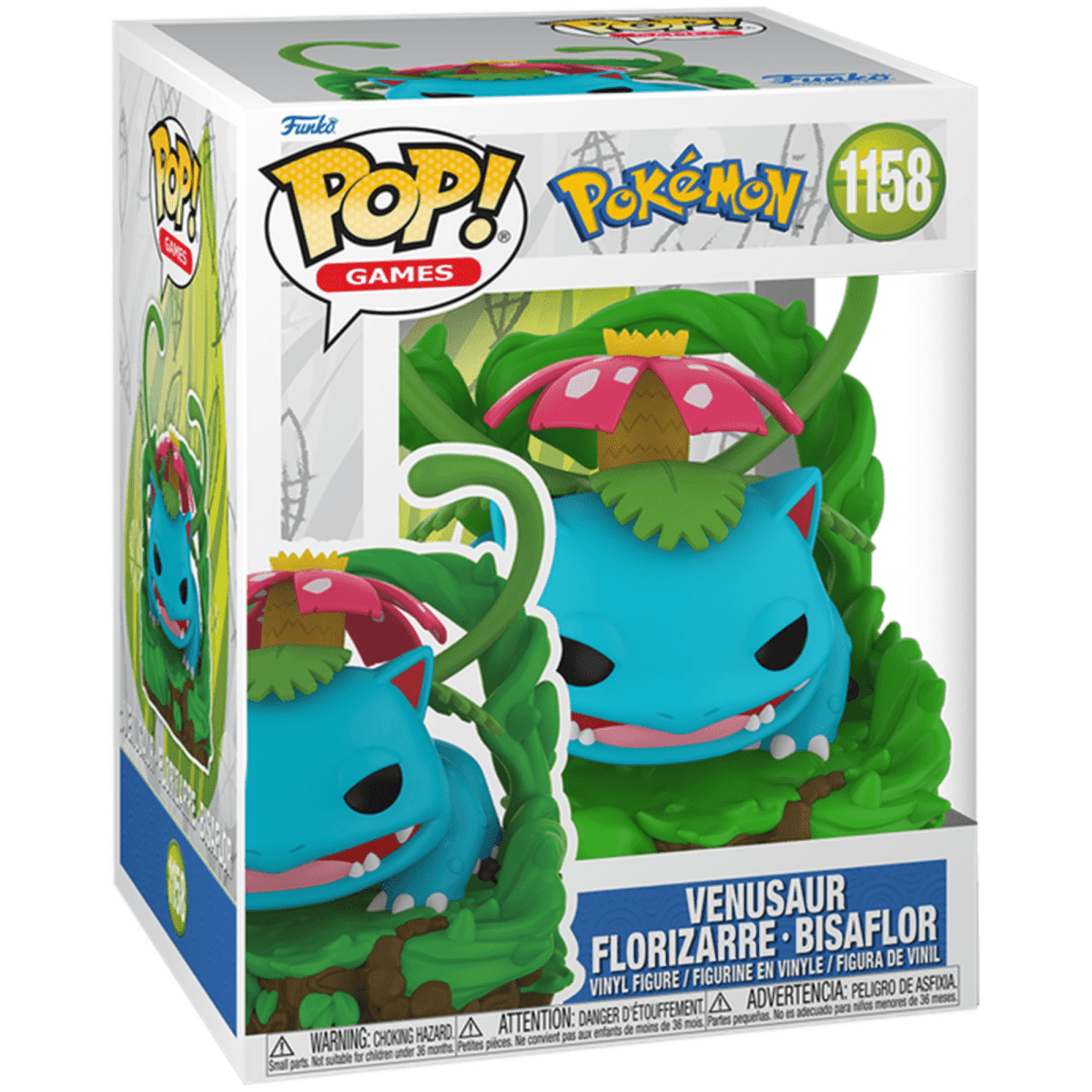 Pokemon - Venusaur 1158 - Funko Pop! Vinyl Games - Persona Toys