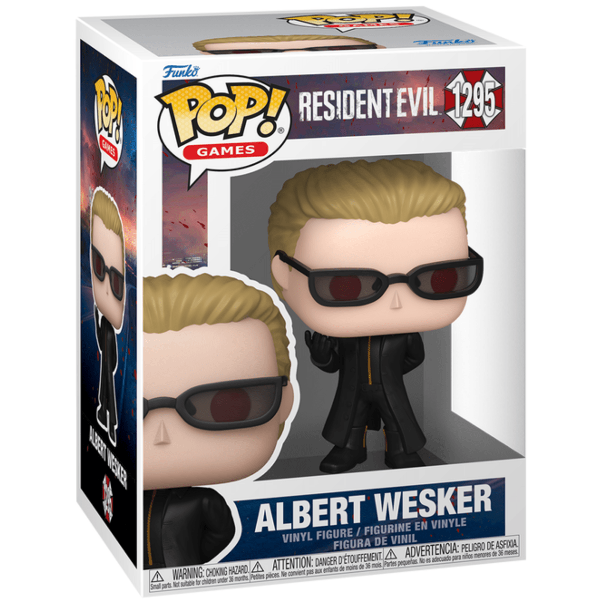 Resident Evil - Albert Wesker 1295 - Funko Pop! Vinyl Games - Persona Toys
