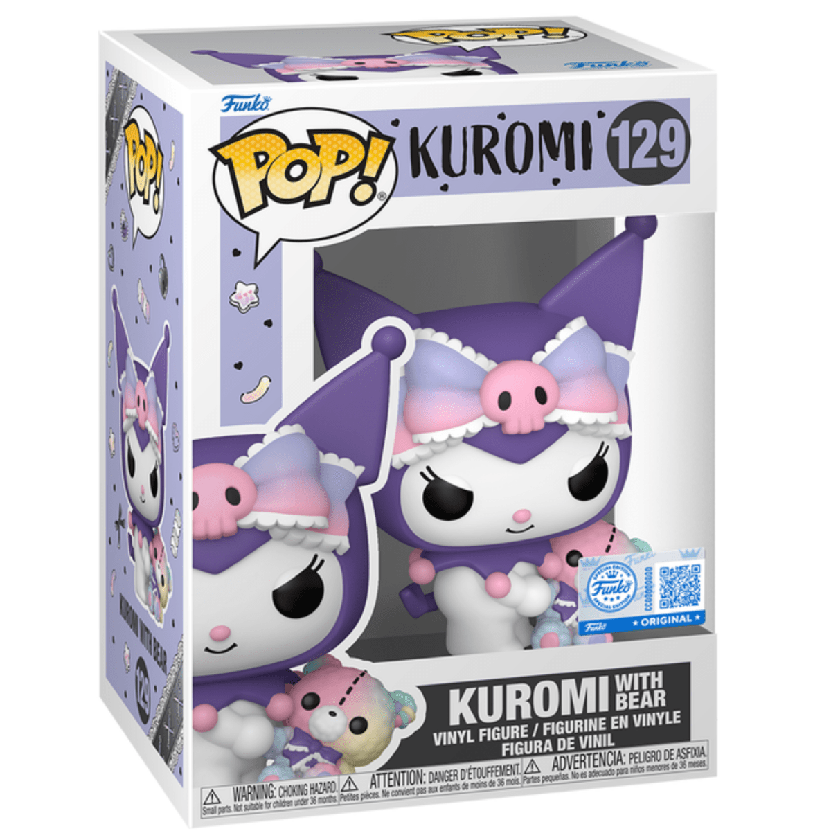 Sanrio - Kuromi with Bear (Special Edition) 129 - Funko Pop! Vinyl Anime - Persona Toys