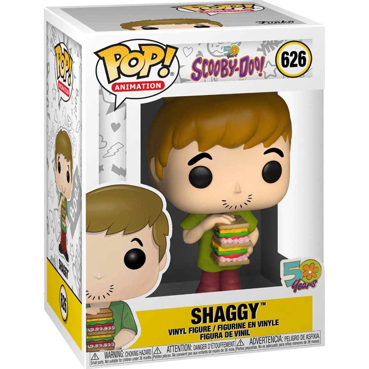 Scooby-Doo Shaggy [w/ Sandwich] #626 Funko Pop! Vinyl