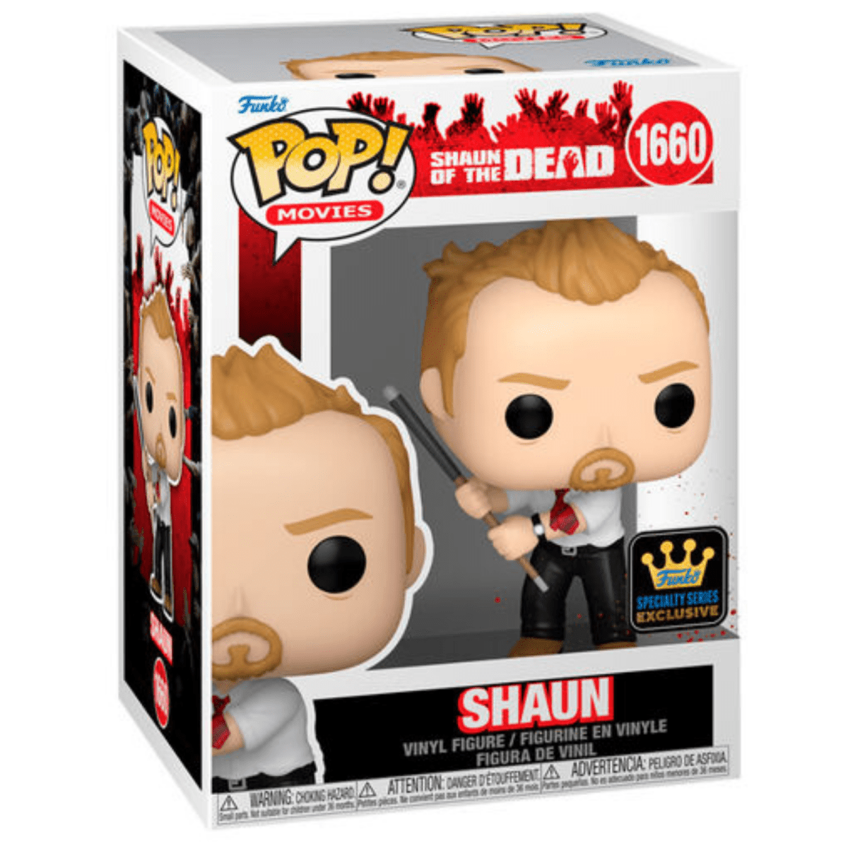 Shaun of the Dead - Shaun (Specialty Series) #1660 - Funko Pop! Vinyl Movies - Persona Toys