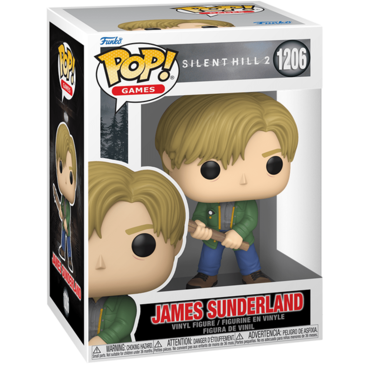 Silent Hill 2 - James Sunderland 1206 - Funko Pop! Vinyl Games - Persona Toys