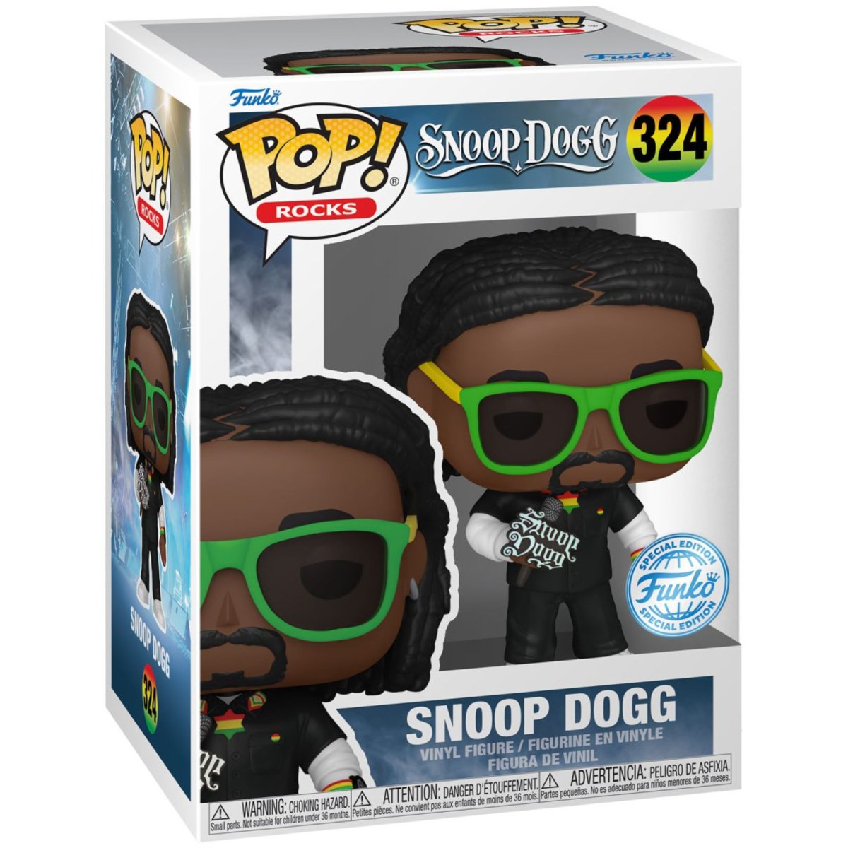 Snoop Dog - Snoop Dogg [Coachella] (Special Edition) #324 - Funko Pop! Vinyl Rocks - Persona Toys