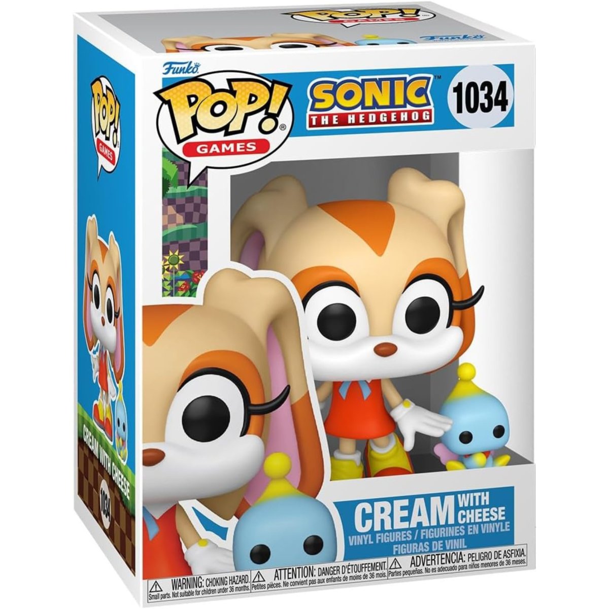Sonic the Hedgehog - Cream with Cheese #1034 - Funko Pop! Vinyl Games - Persona Toys