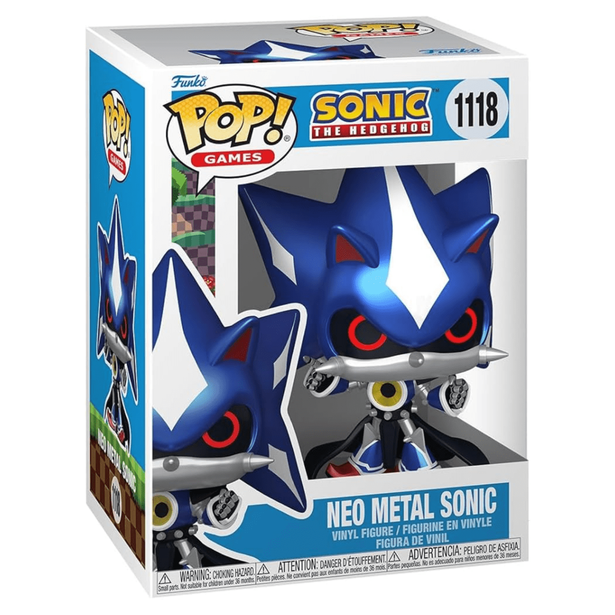 Sonic the Hedgehog - Neo Metal Sonic 1118 - Funko Pop! Vinyl Games - Persona Toys