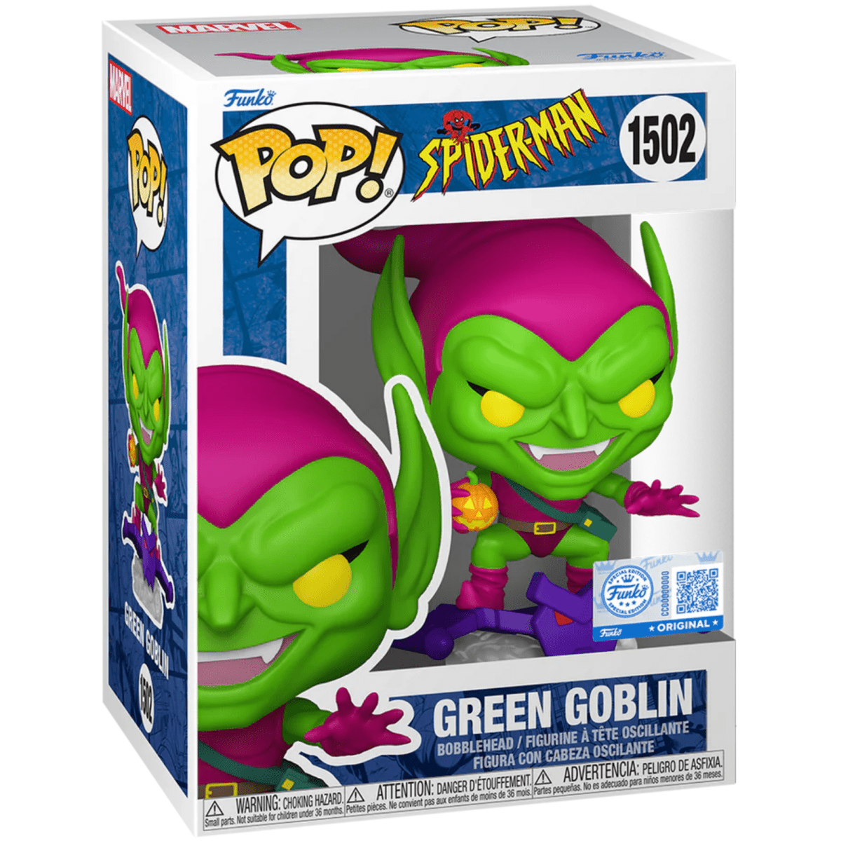 Spider - Man The Animated Series - Green Goblin (Special Edition) 1502 - Funko Pop! Vinyl Marvel - Persona Toys