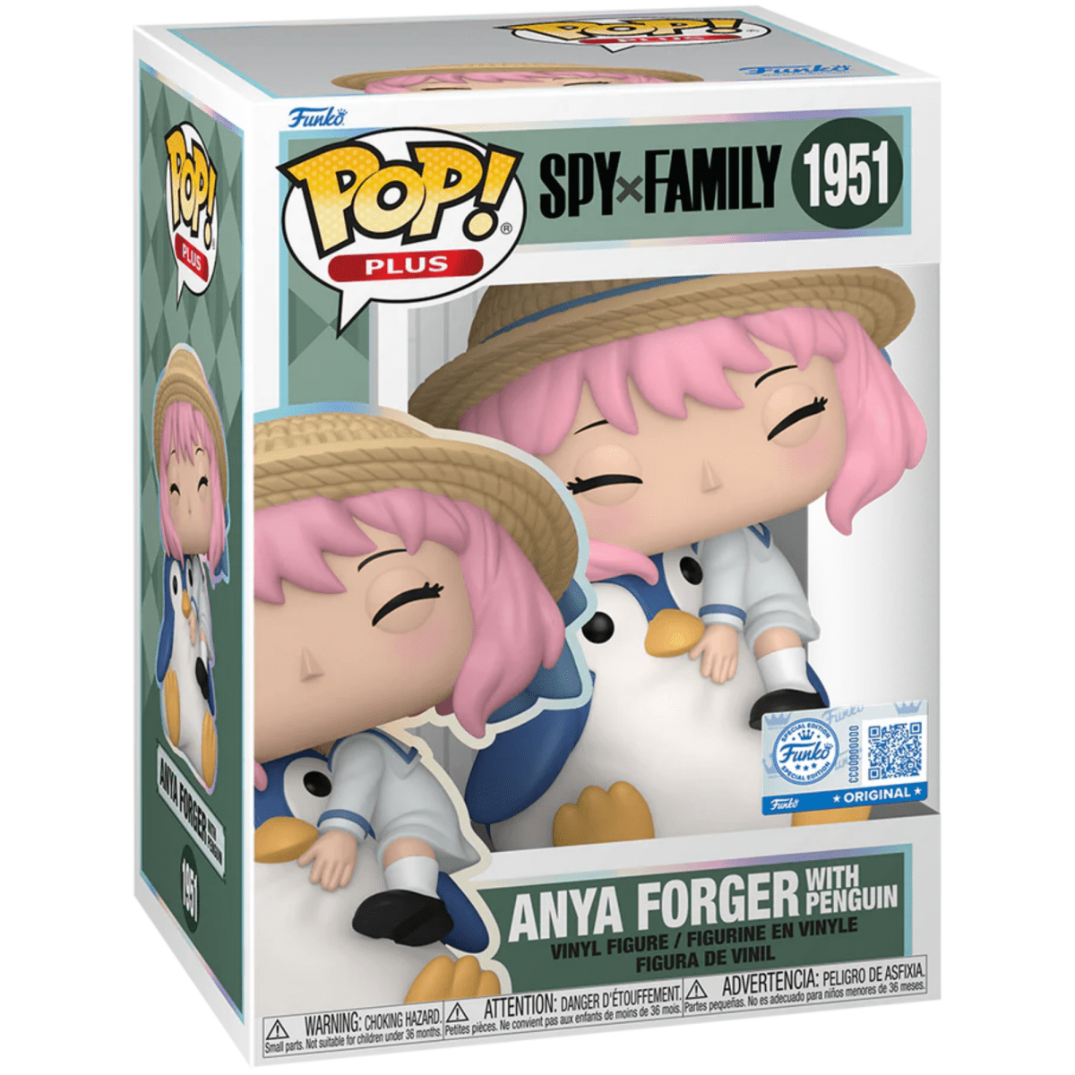 Spy x Family - Anya Forger with Penguin (Special Edition) 1951 - Funko Pop! Plus Vinyl Anime - Persona Toys