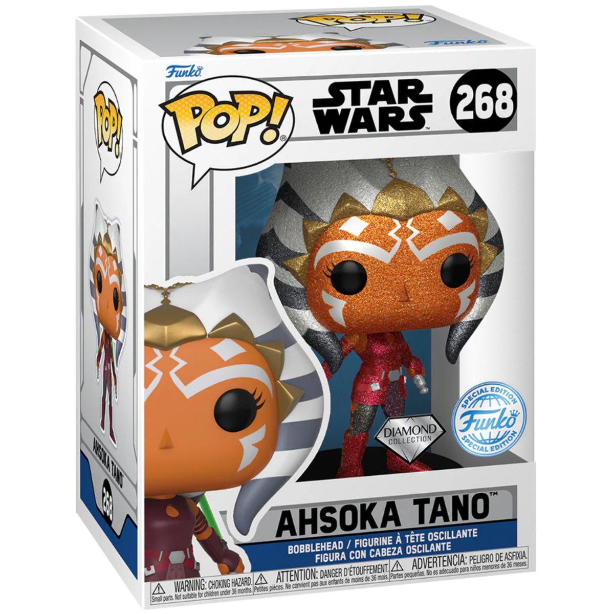 Star Wars - Ahsoka Tano (Diamond Special Edition) #268 - Funko Pop! Vinyl Star Wars - Persona Toys