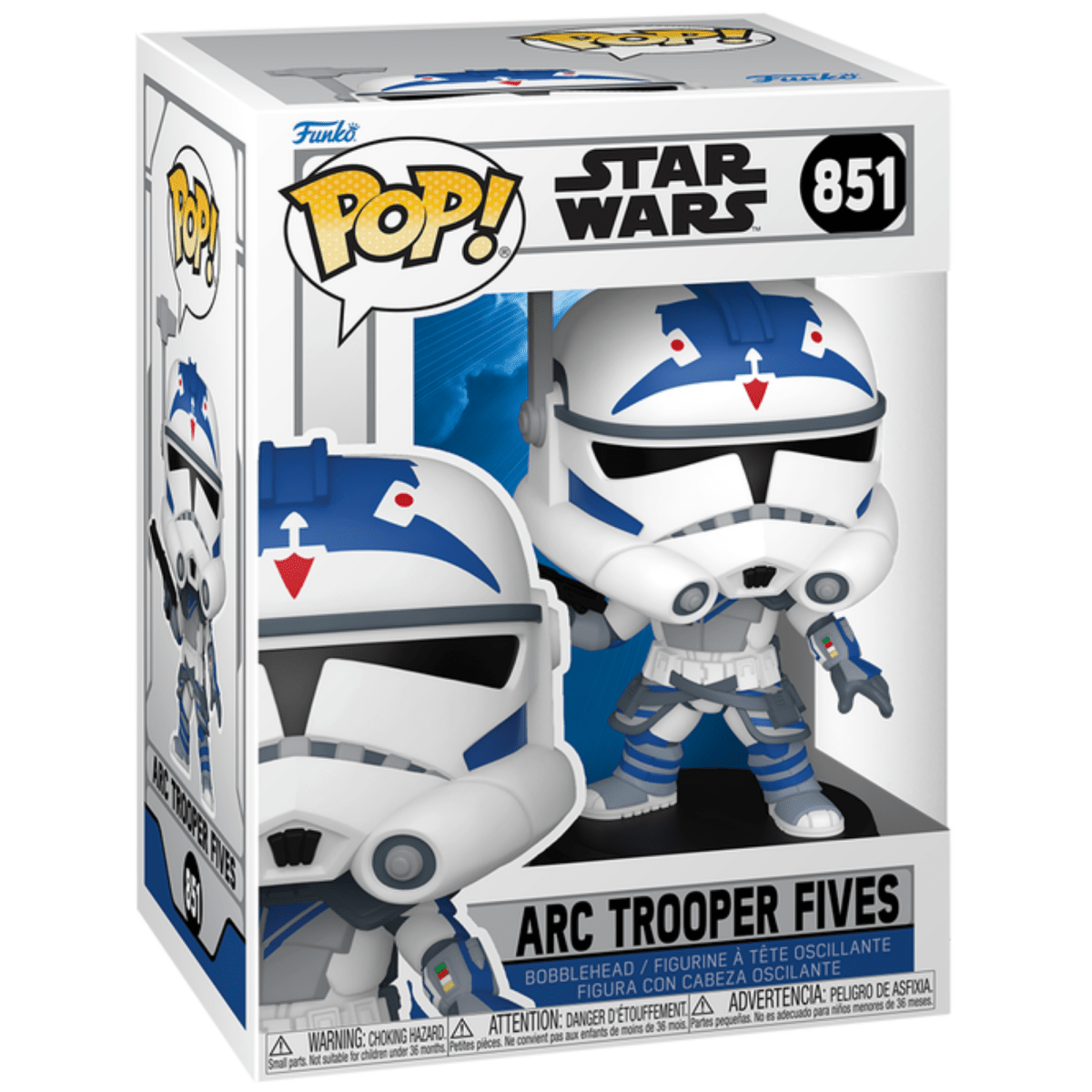 Star Wars - Arc Trooper Fives 851 - Funko Pop! Vinyl Star Wars - Persona Toys