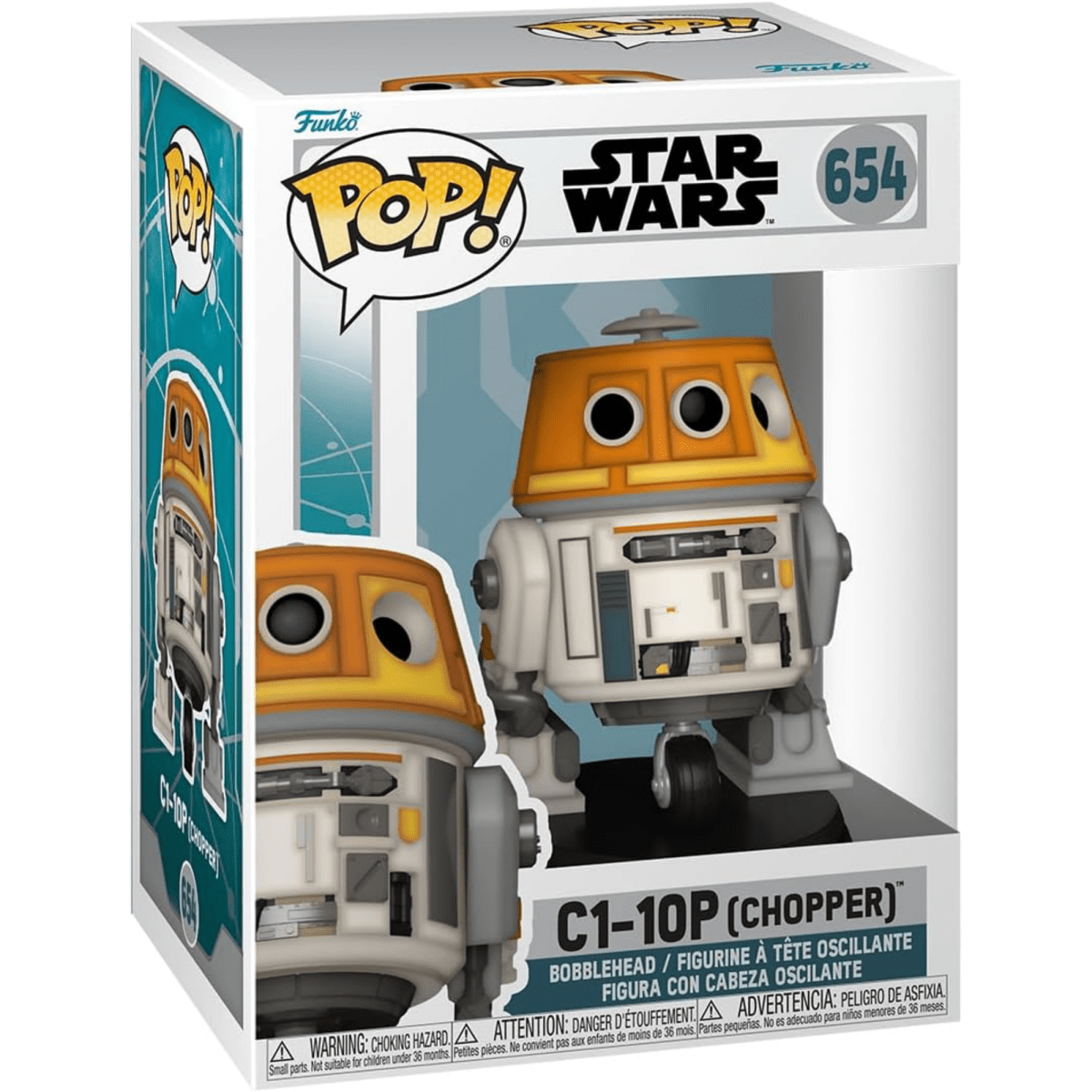 Star Wars - C1 - 10P (Chopper) 654 - Funko Pop! Vinyl Star Wars - Persona Toys