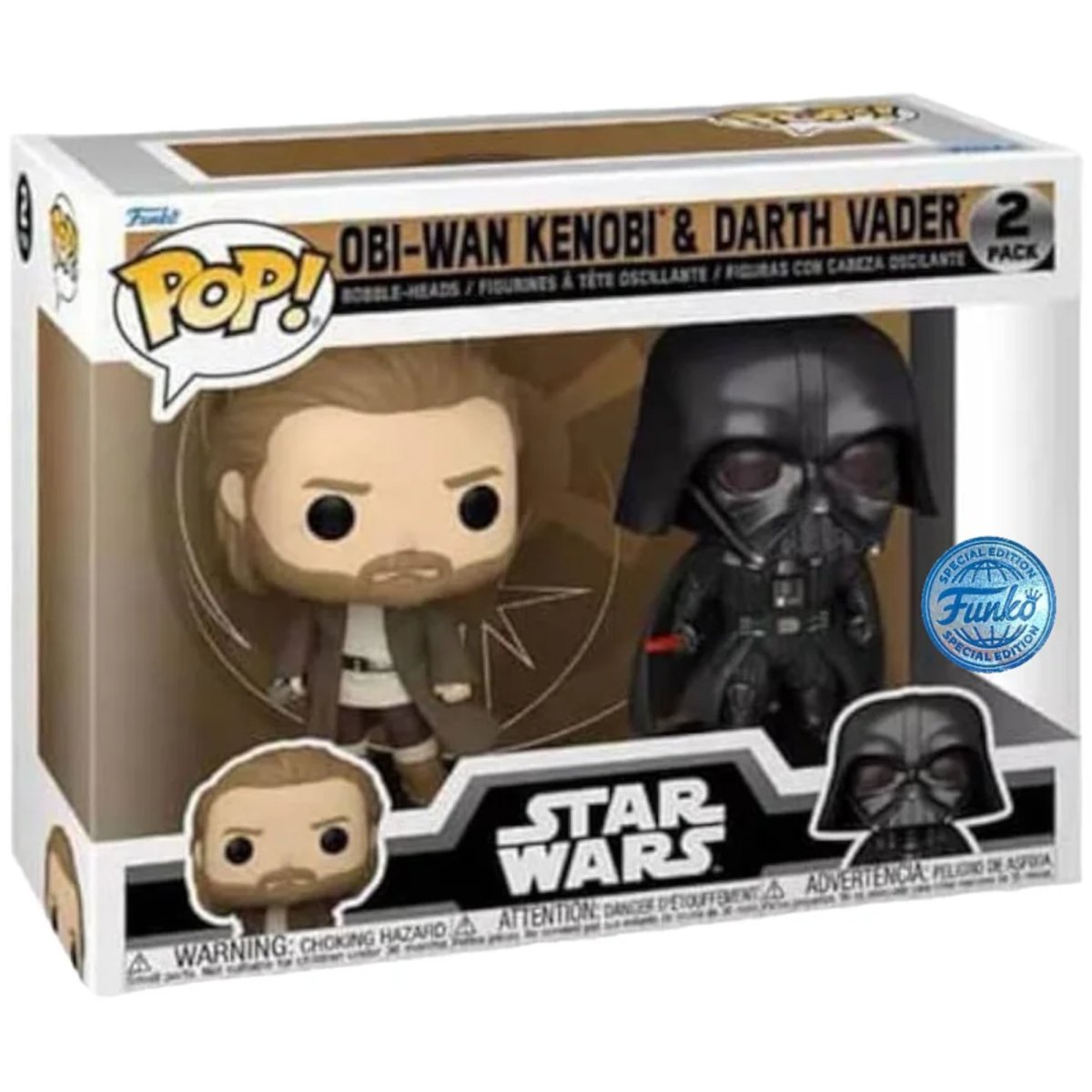 Star Wars - Obi - Wan Kenobi & Darth Vader (Special Edition) 2 Pack - Funko Pop! Vinyl Star Wars - Persona Toys