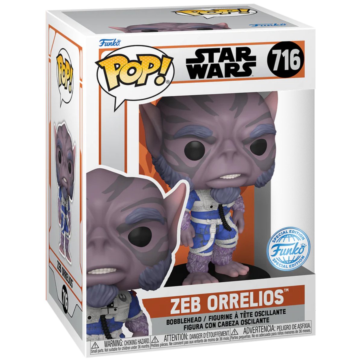 Star Wars - Zeb Orrelios (Special Edition) #716 - Funko Pop! Vinyl Star Wars - Persona Toys