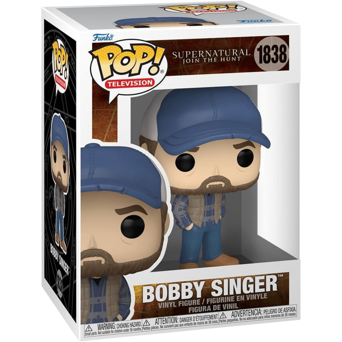 Supernatural - Bobby Singer 1838 - Funko Pop! Vinyl Television - Persona Toys