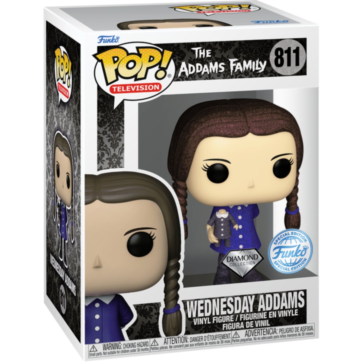 The Addams Family - Wednesday Addams (Diamond Special Edition) #811 - Funko Pop! Vinyl Television - Persona Toys