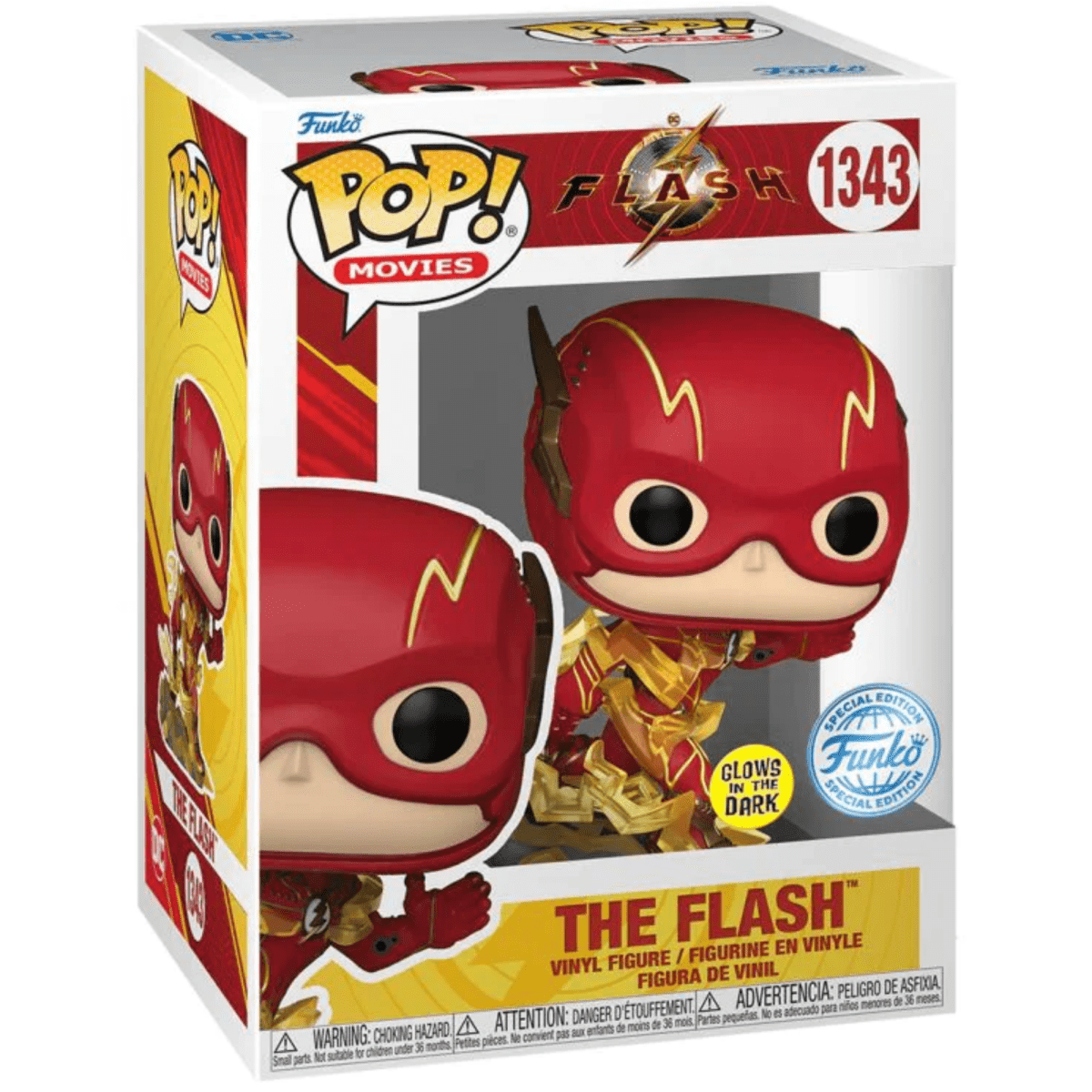 The Flash - The Flash (Glow Special Edition) #1343 - Funko Pop! Vinyl Movies DC - Persona Toys