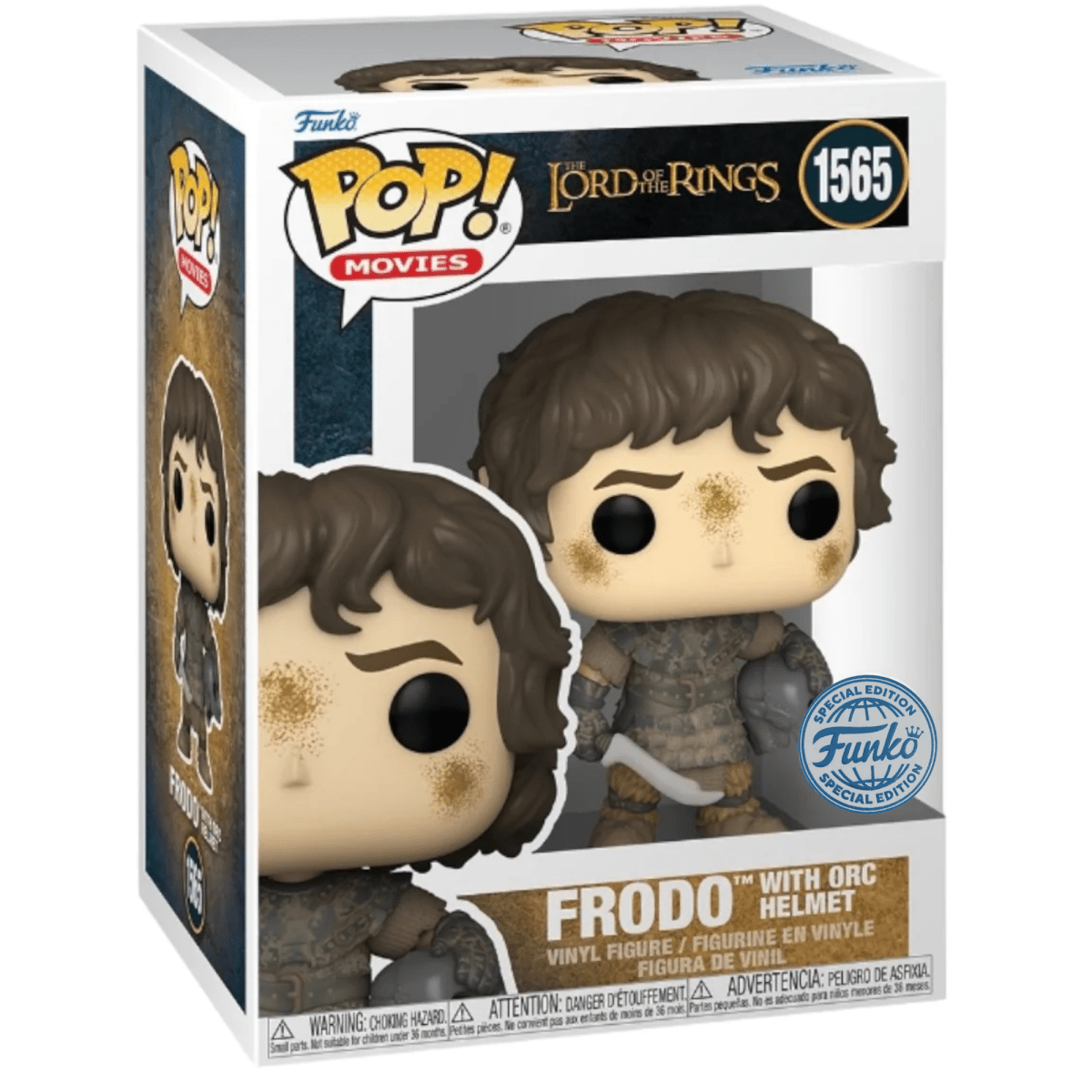 The Lord of the Rings - Frodo with Orc Helmet (Special Edition) #1565 - Funko Pop! Vinyl Movies - Persona Toys