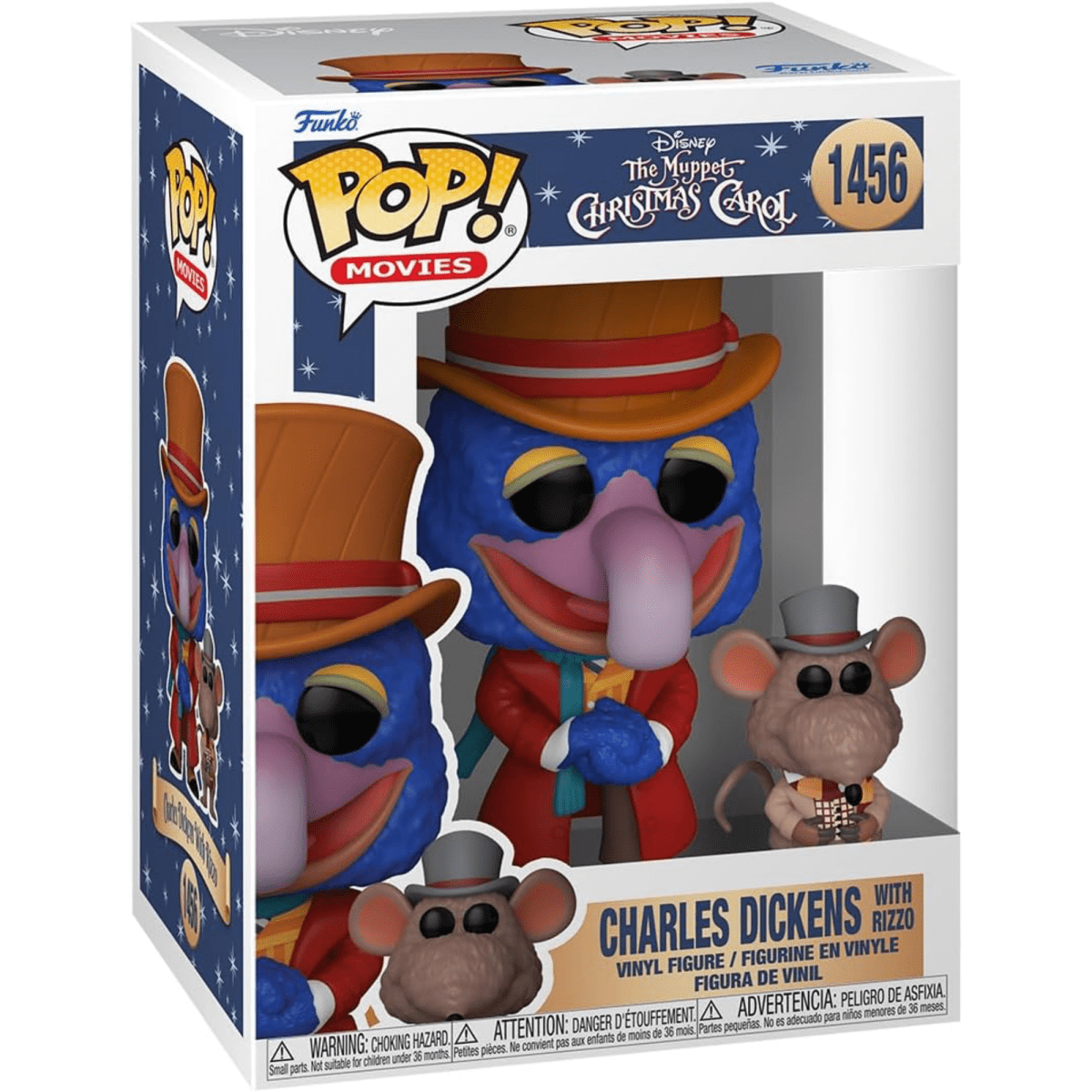 The Muppet Christmas Carol - Charles Dickens with Rizzo #1456 - Funko Pop! Vinyl Disney - Persona Toys