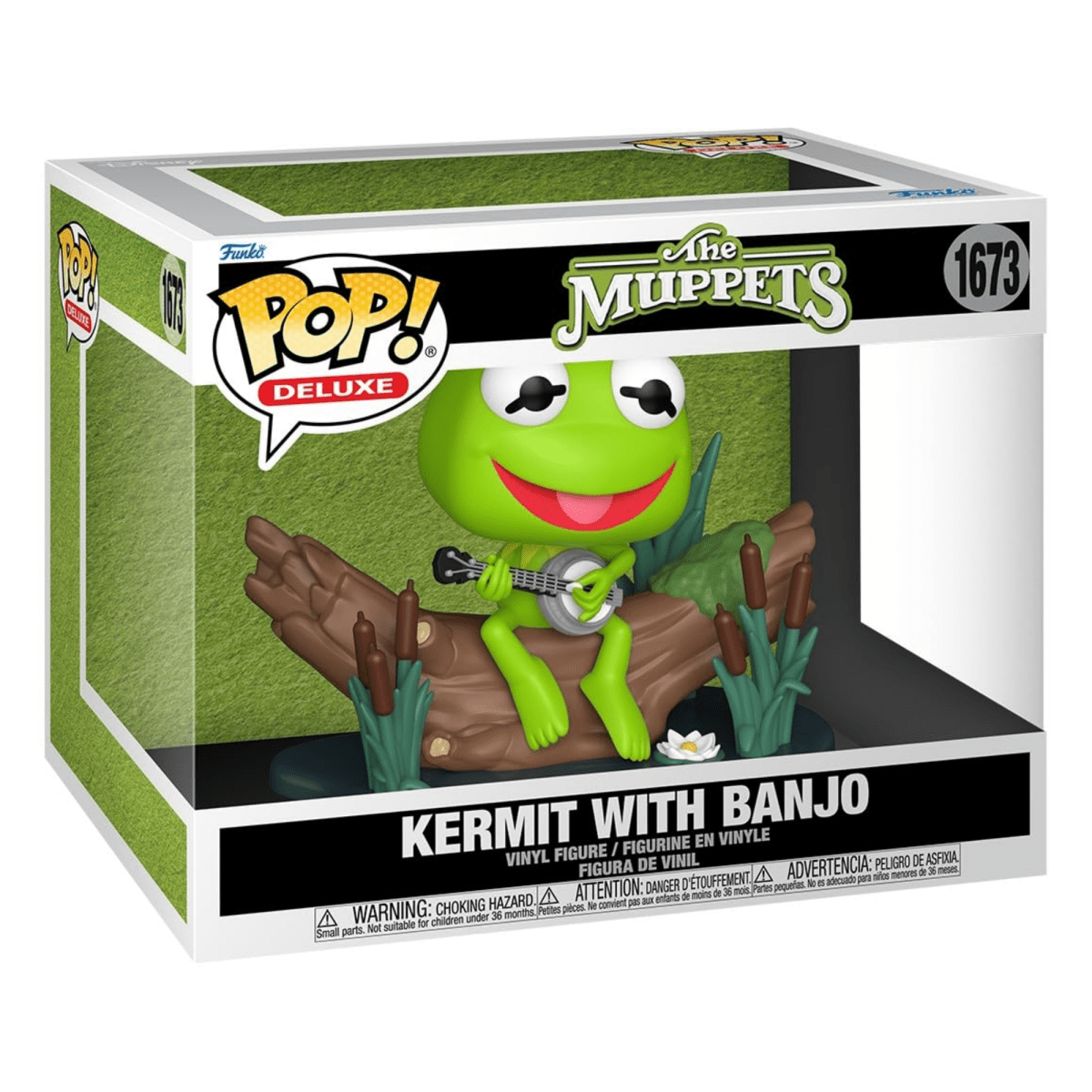 The Muppets - Kermit with Banjo 1673 - Funko Pop! Deluxe Vinyl Disney - Persona Toys