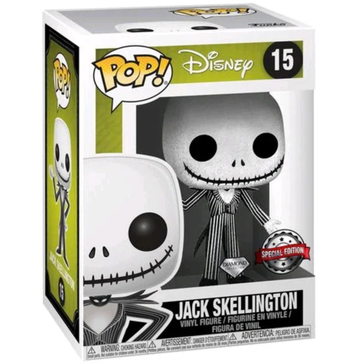 The Nightmare Before Christmas - Jack Skellington (Diamond Special Edition) #15 - Funko Pop! Vinyl Disney - Persona Toys