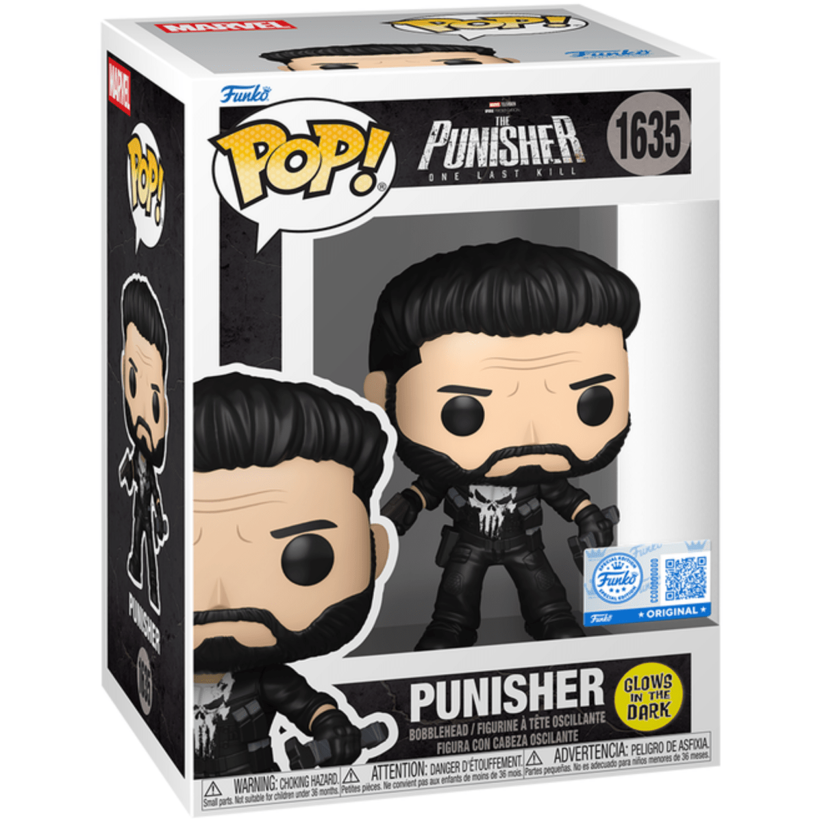 The Punisher One Last Kill - Punisher (Glow Special Edition) #1635 - Funko Pop! Vinyl Marvel - Persona Toys