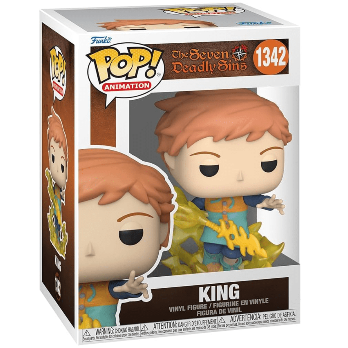 七つの大罪　POP FUNKO The Seven Deadly Sins - King #1342 - Funko Pop! Vinyl Anime