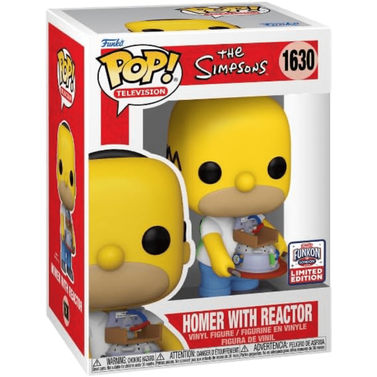 The Simpsons - Homer with Reactor (2024 Funkon London Limited Edition) #1630 - Funko Pop! Vinyl Animation - Persona Toys