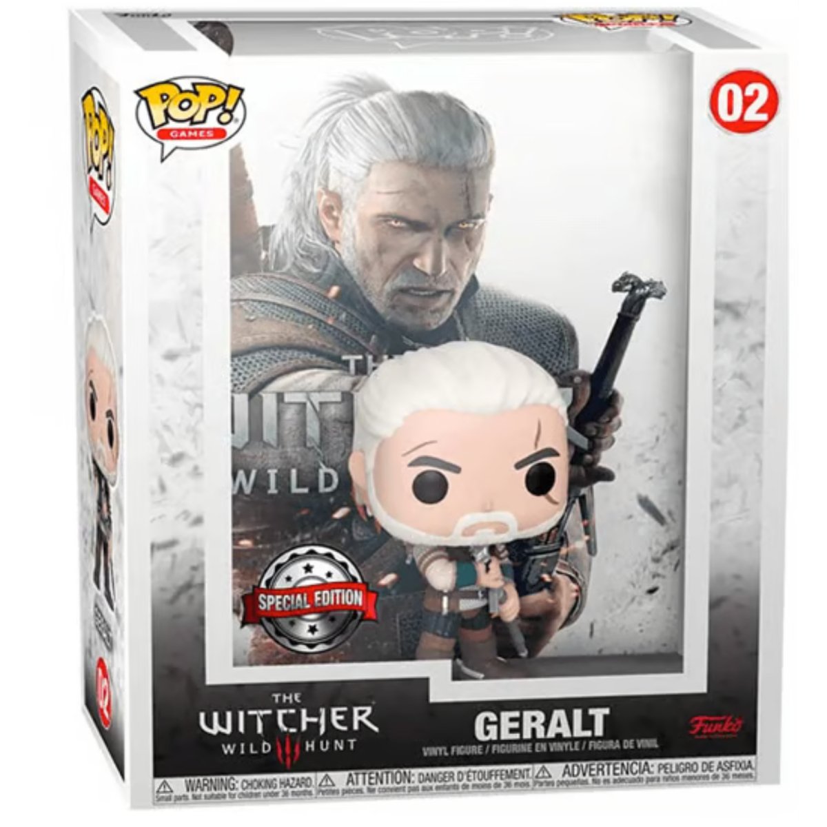 The Witcher III Wild Hunt - Geralt (Special Edition) #02 - Funko Pop! Vinyl Games Cover - Persona Toys