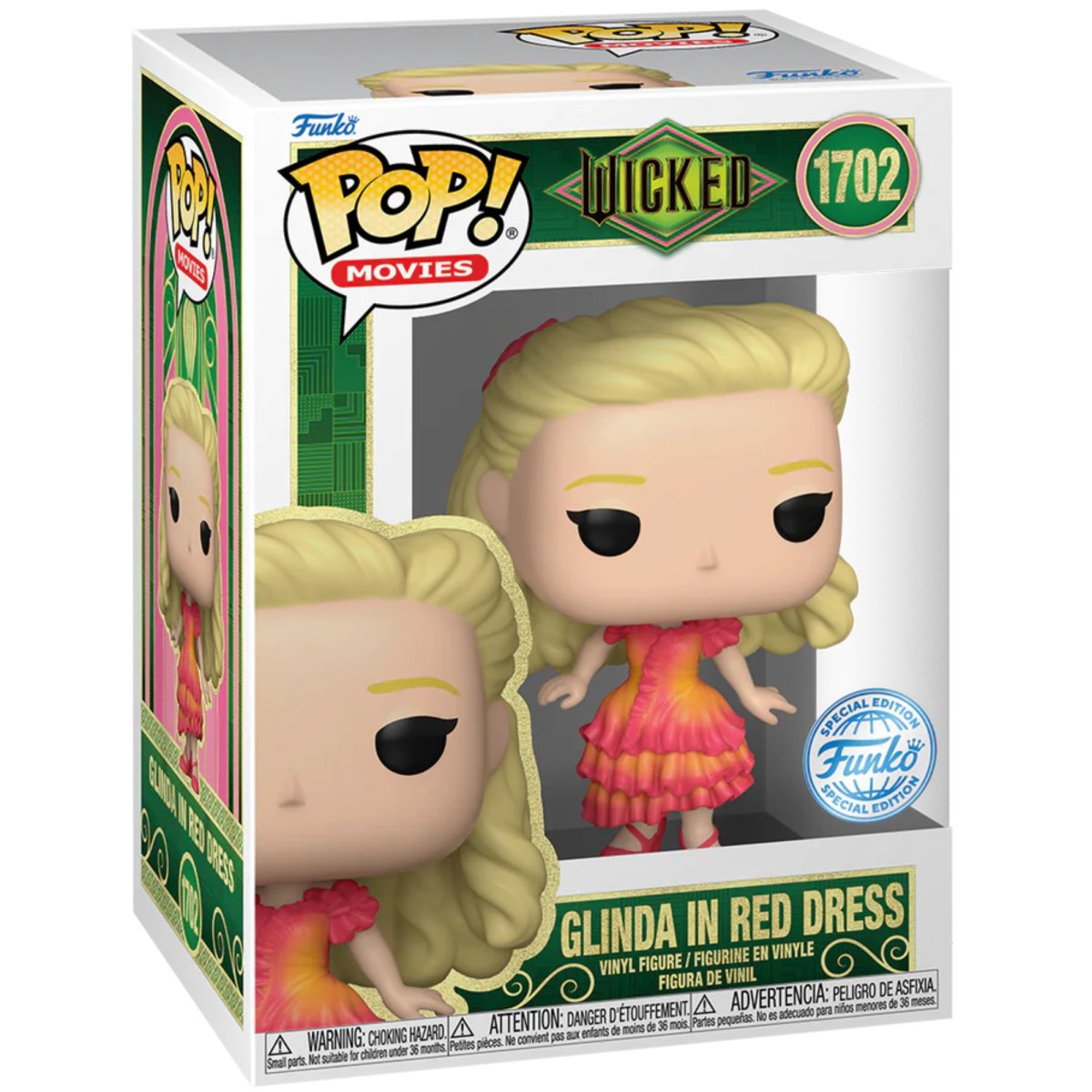 Wicked - Glinda in Red Dress (Special Edition) #1702 - Funko Pop! Vinyl Movies - Persona Toys