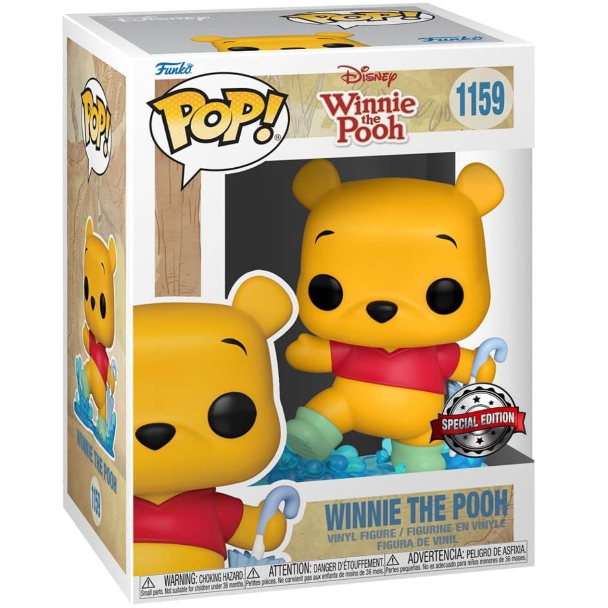 Winnie the Pooh - Winnie the Pooh [In The Rain] (Special Edition) #1159 - Funko Pop! Vinyl Disney - Persona Toys