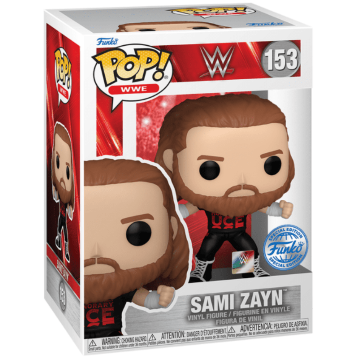 WWE - Sami Zayn (Special Edition) #153 - Funko Pop! Vinyl Wrestling Icons - Persona Toys