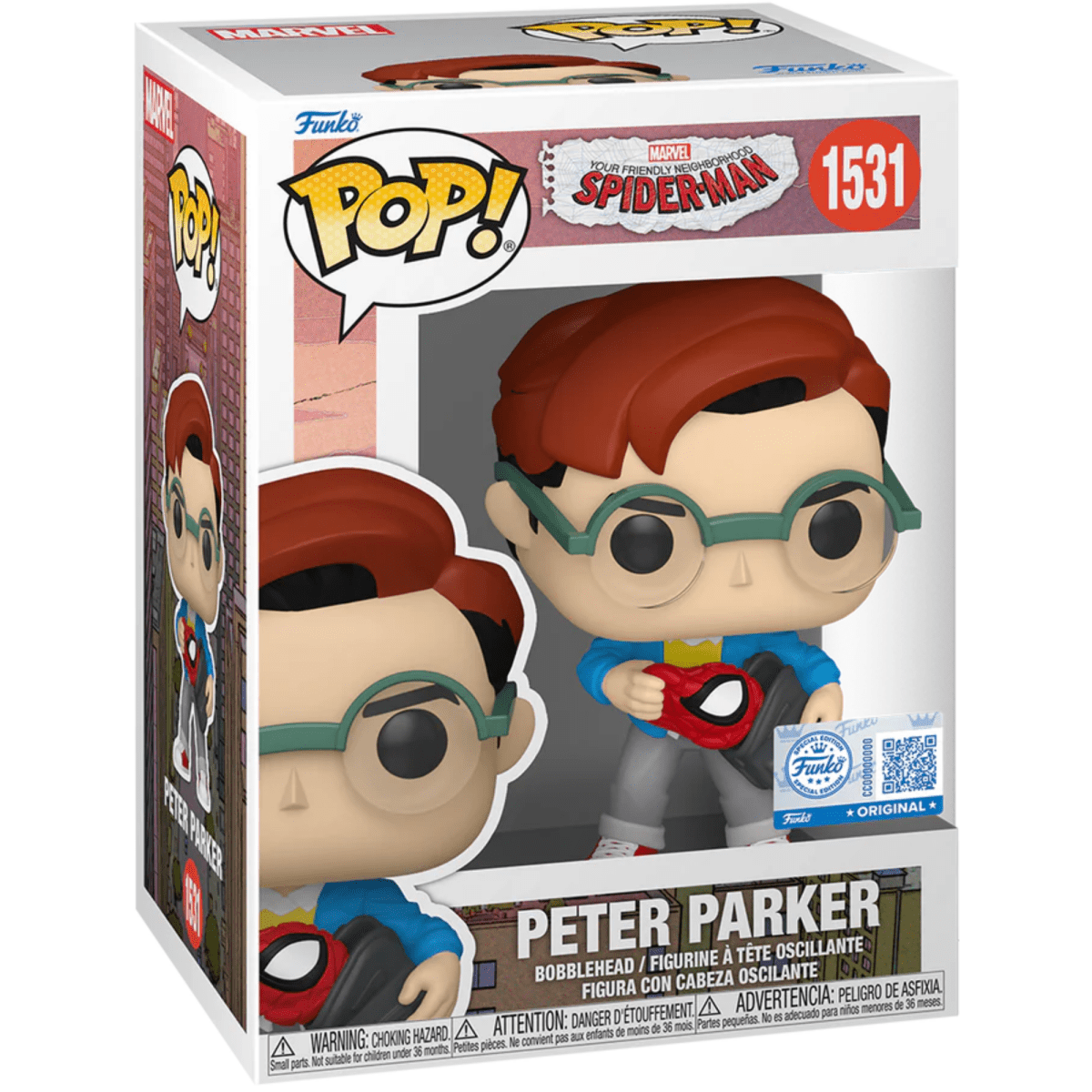 Your Friendly Neighborhood Spider - Man - Peter Parker (Special Edition) 1531 - Funko Pop! Vinyl Marvel - Persona Toys