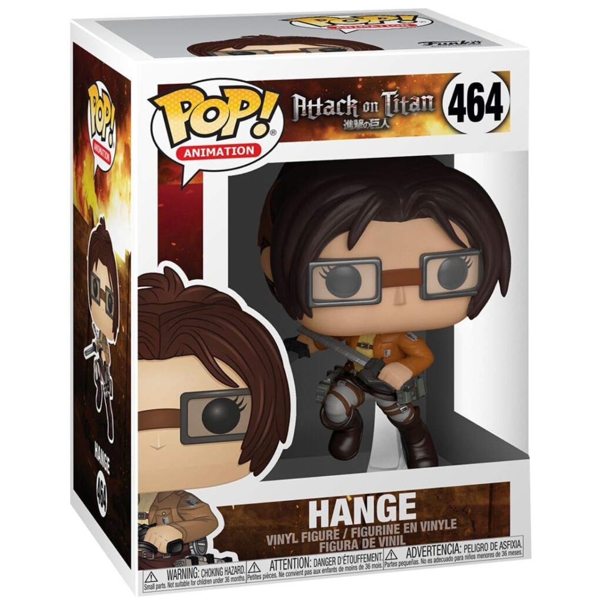 Attack on Titan - Hange #464 - Funko Pop! Vinyl Anime - Persona Toys