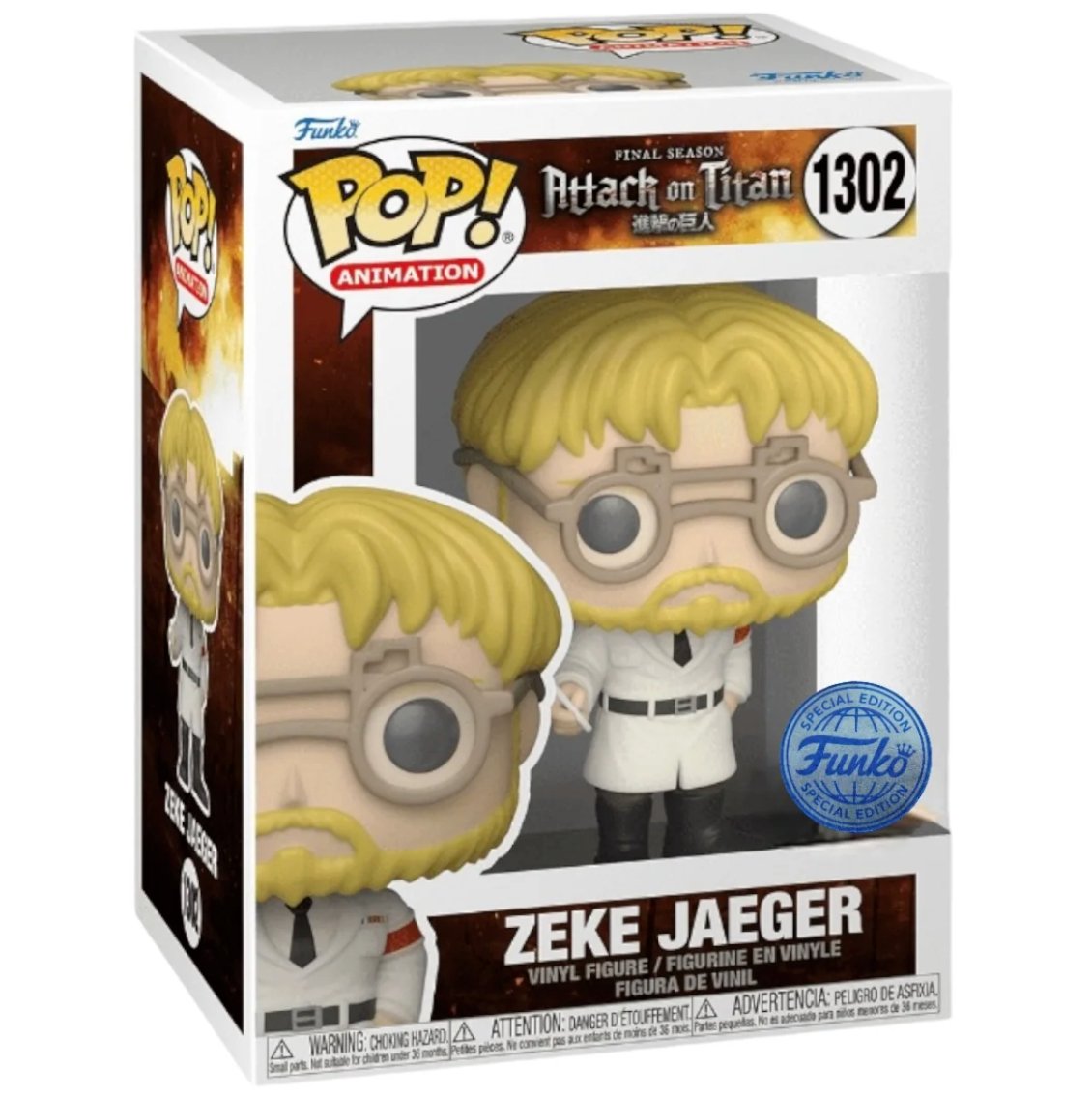 Attack on Titan - Zeke Jaeger (Special Edition) #1302 - Funko Pop! Vinyl Anime - Persona Toys