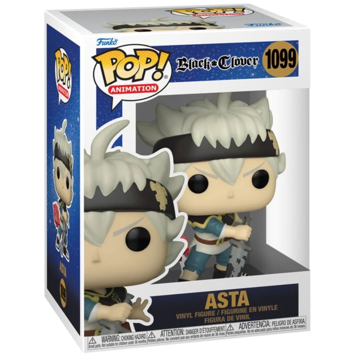 Black Clover - Asta #1099 - Funko Pop! Vinyl Anime - Persona Toys