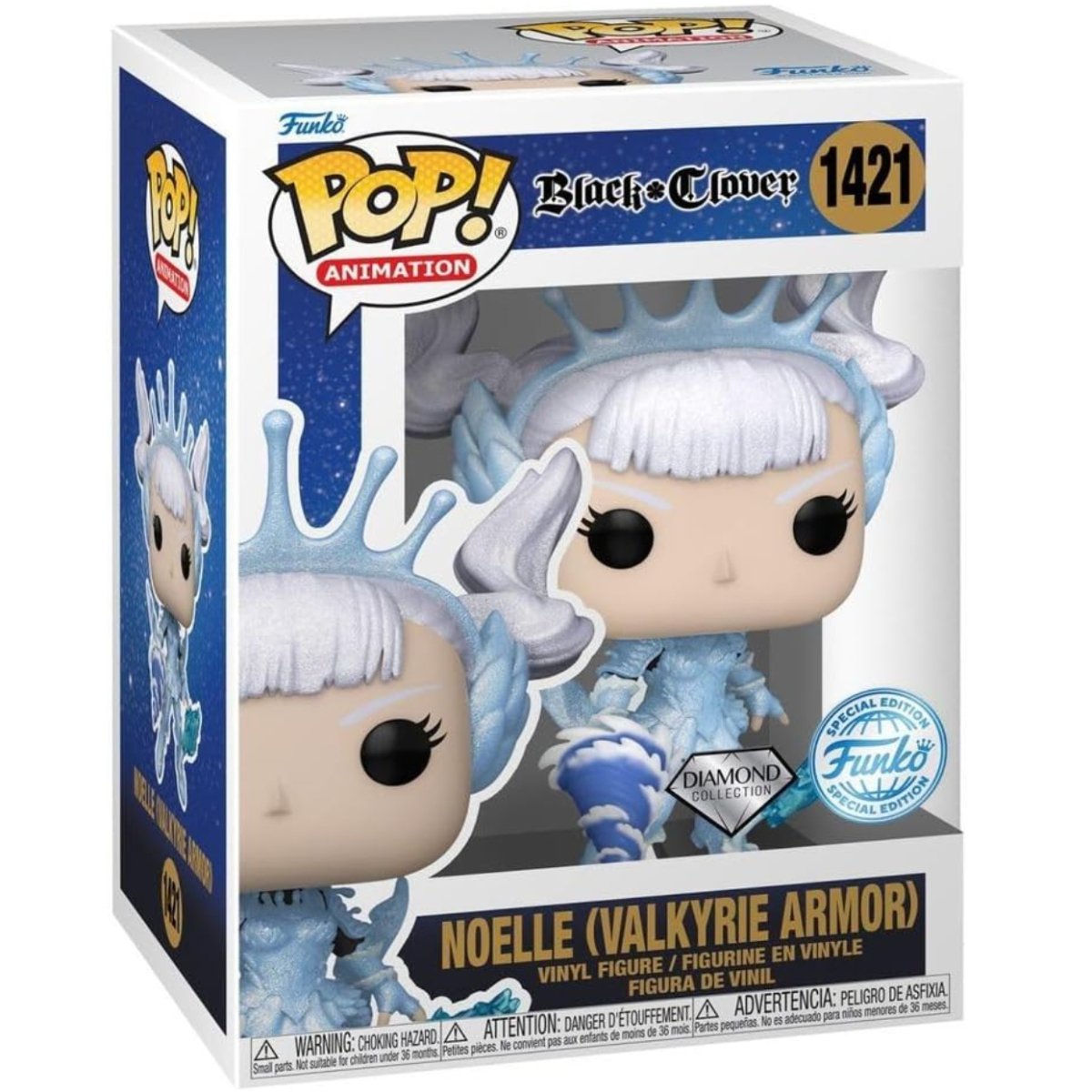 Black Clover - Noelle (Valkyrie Armor) (Diamond Special Edition) #1421 - Funko Pop! Vinyl Anime - Persona Toys