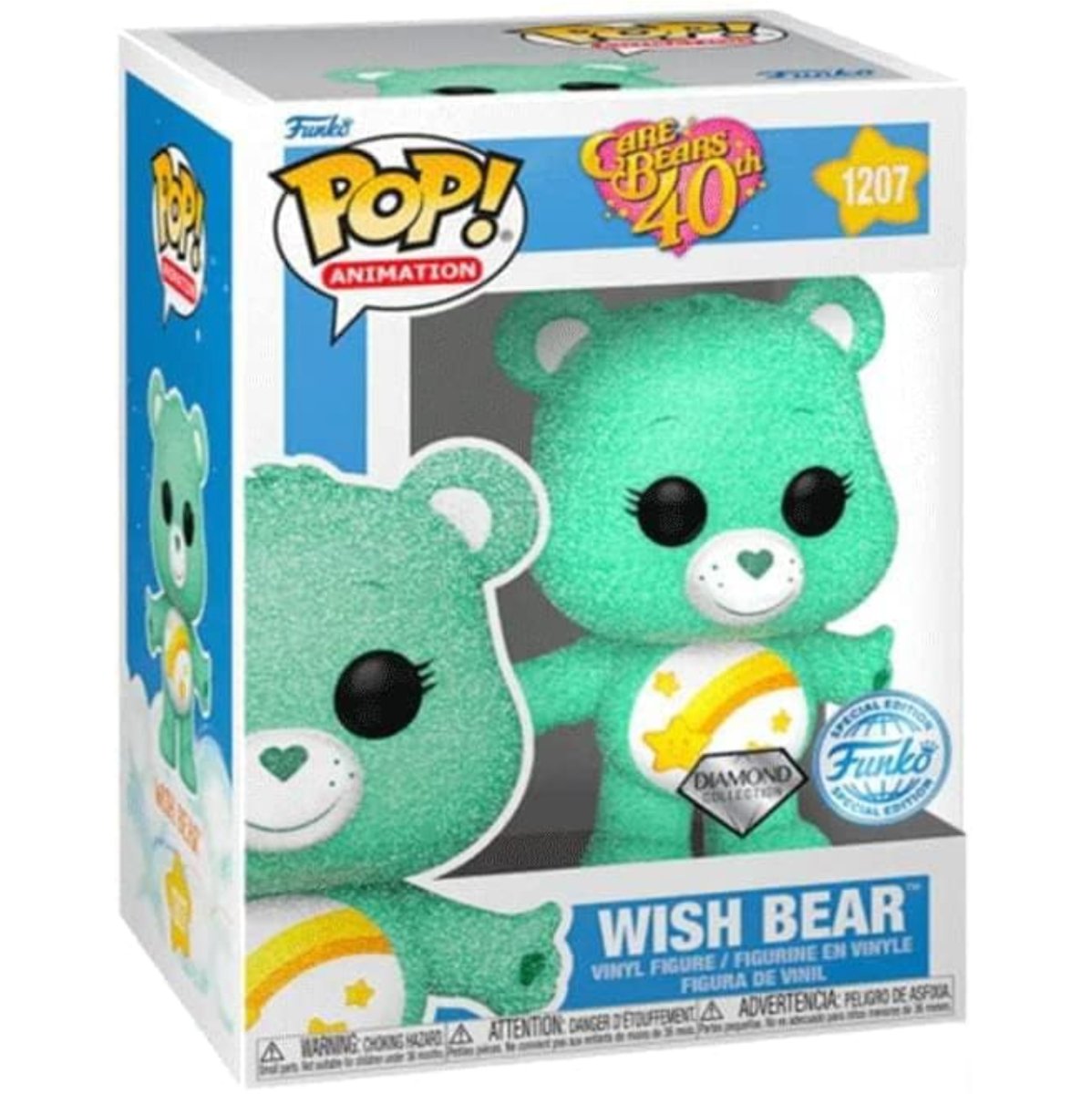Care Bears - Wish Bear (Diamond Special Edition) #1207 - Funko Pop! Vinyl Animation - Persona Toys