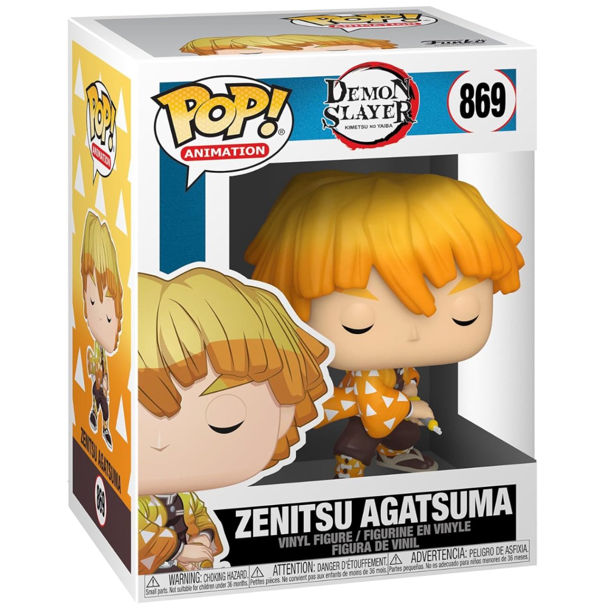 Demon Slayer - Zenitsu Agatsuma #869 - Funko Pop! Vinyl Anime - Persona Toys