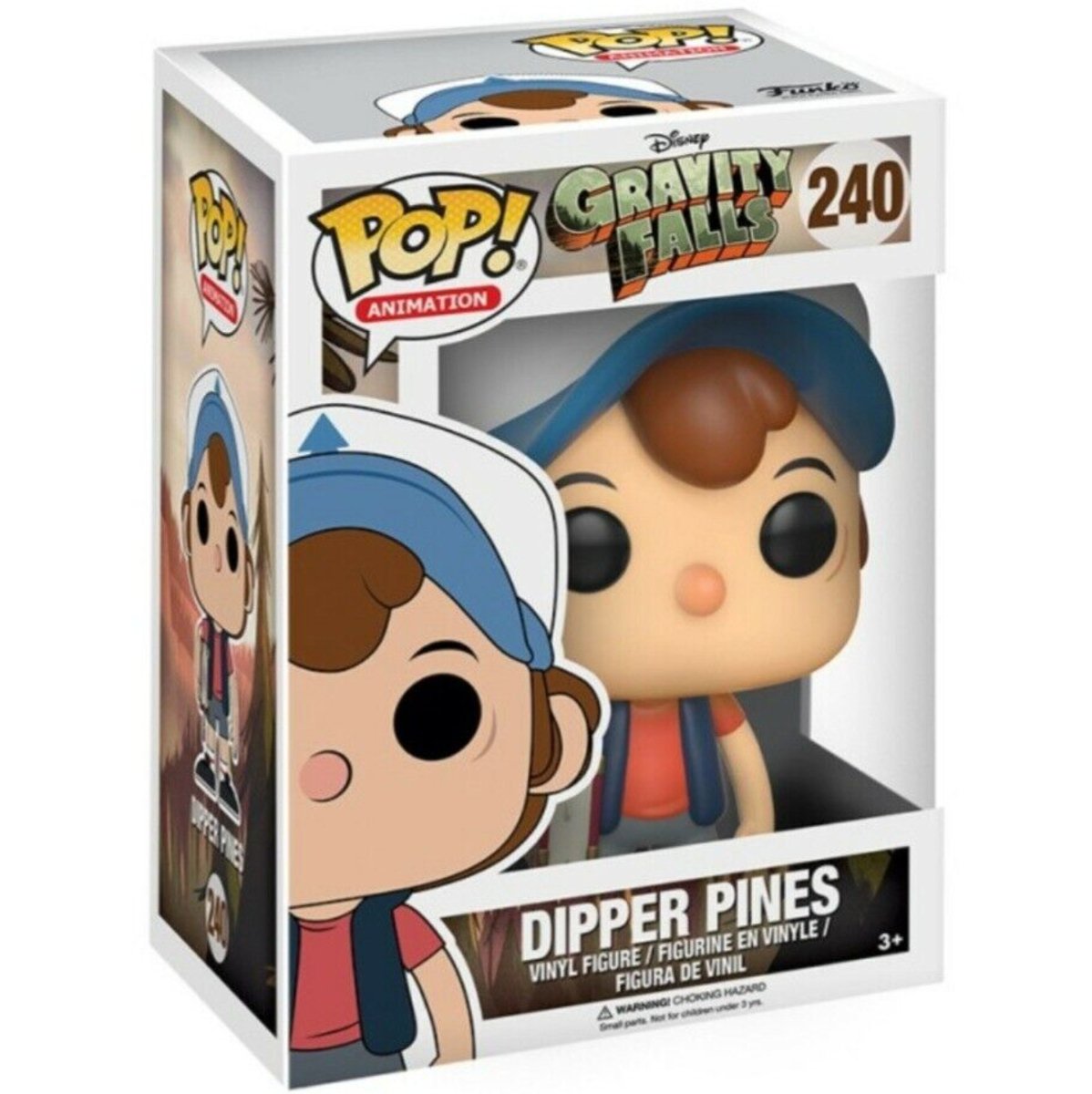 Gravity Falls - Dipper Pines #240 - Funko Pop! Vinyl Animation - Persona Toys