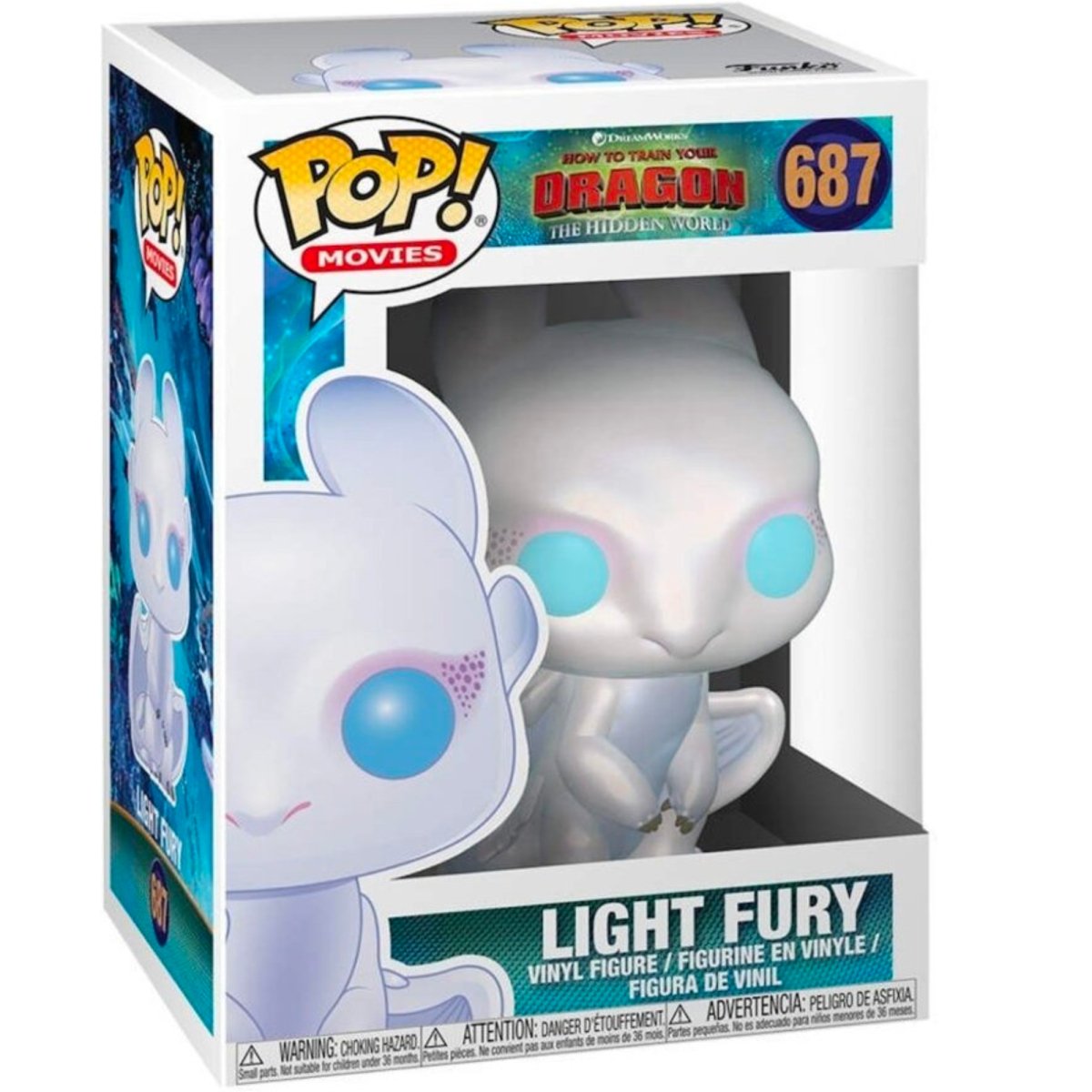 How To Train Your Dragon The Hidden World - Light Fury #687 - Funko Pop! Vinyl Animation - Persona Toys