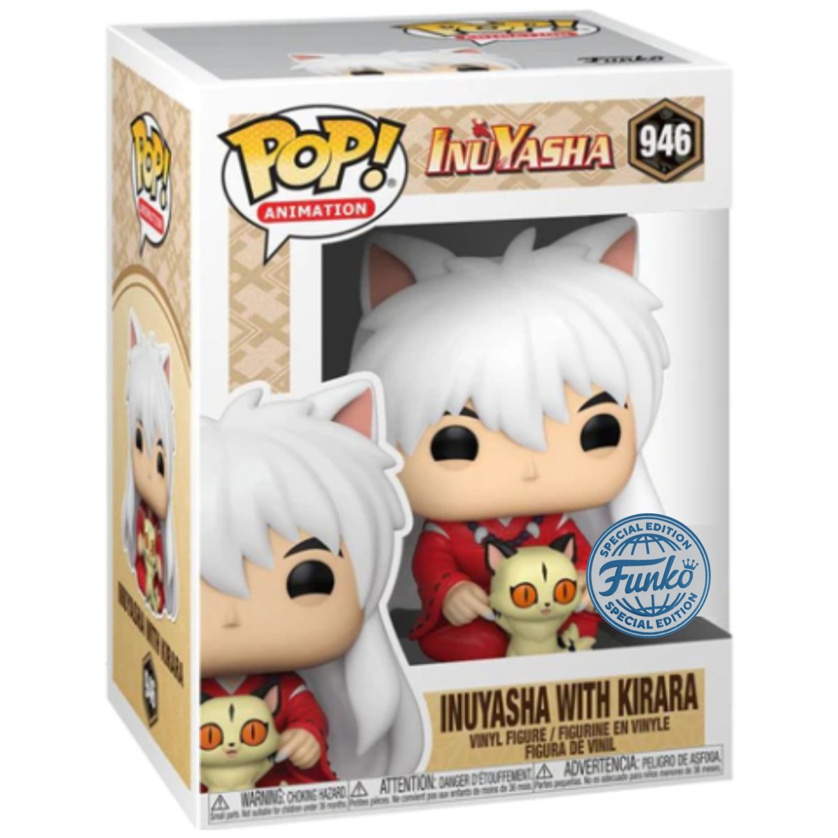 Inuyasha - Inuyasha with Kirara (Special Edition) #946 - Funko Pop! Vinyl Anime - Persona Toys